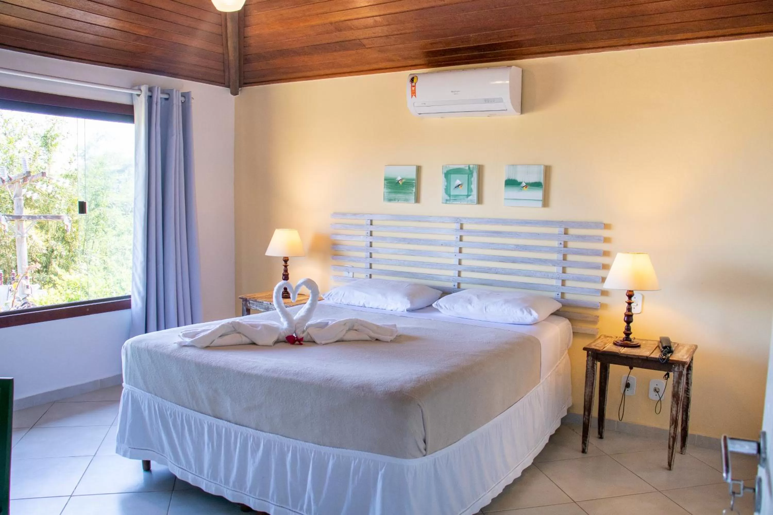 Bed in La Proeza Pousada