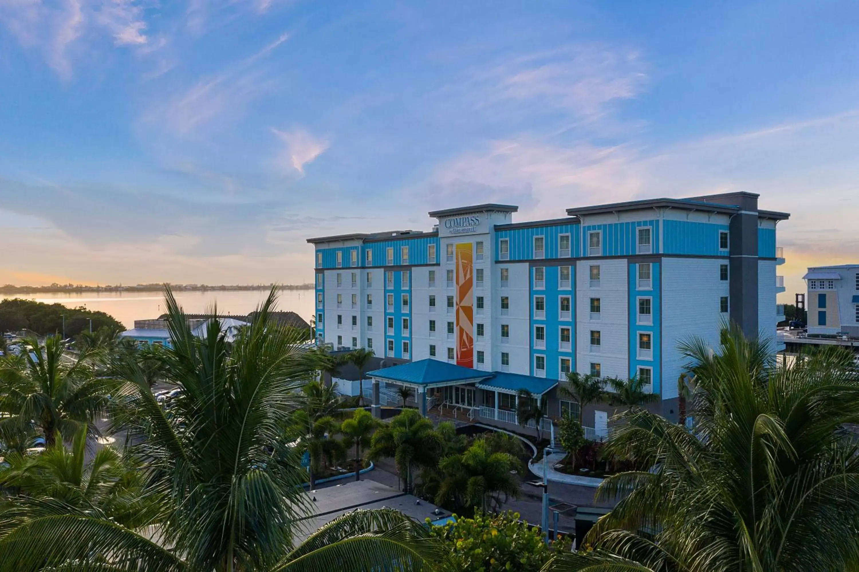 Property Building in Compass Hotel by Margaritaville Anna Maria Sound