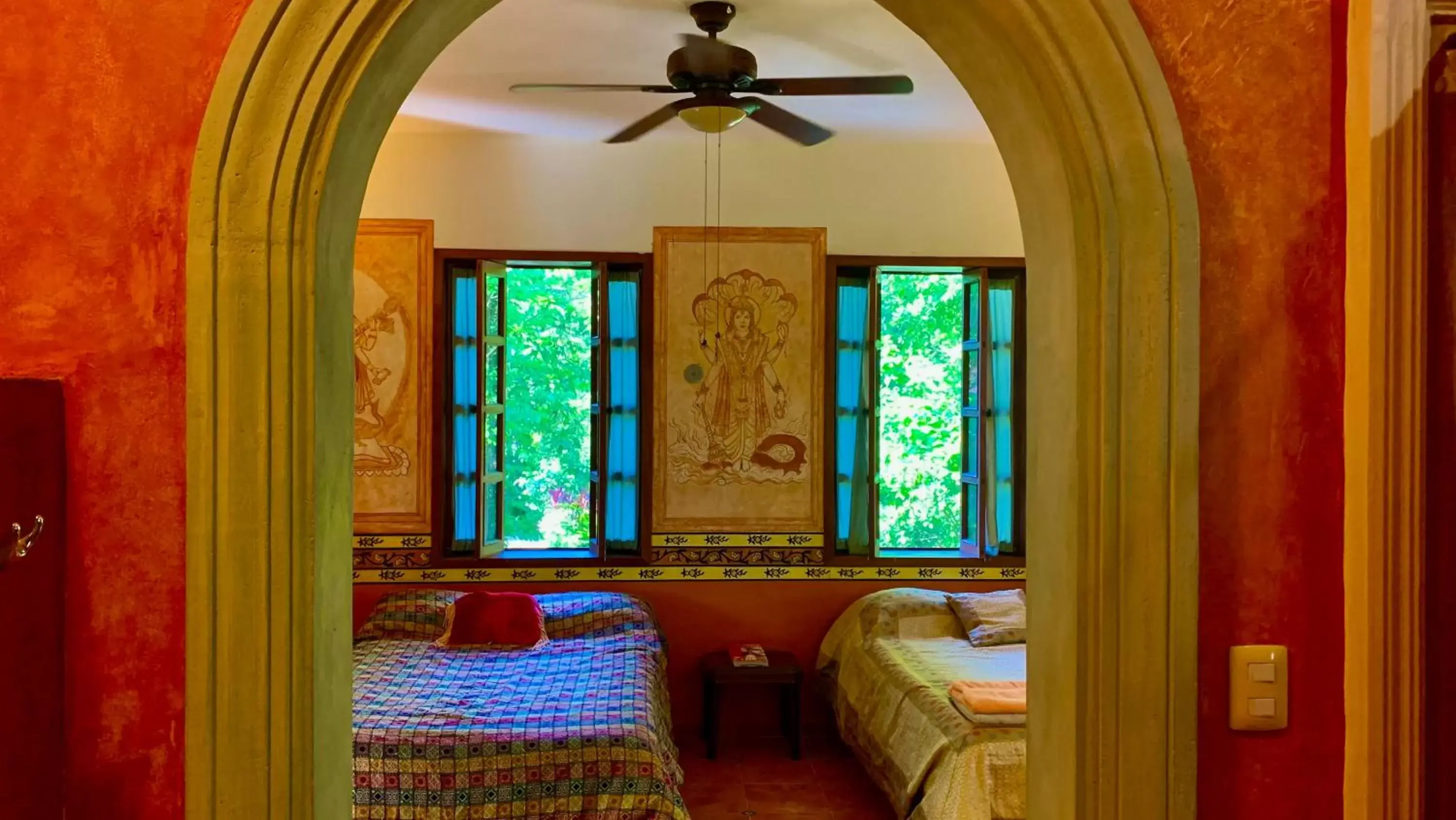 Double Room with Two Double Beds in Gardenhotel Macan Ché B&B Double Room with Two Double Beds in Gardenhotel Macan Ché B&B