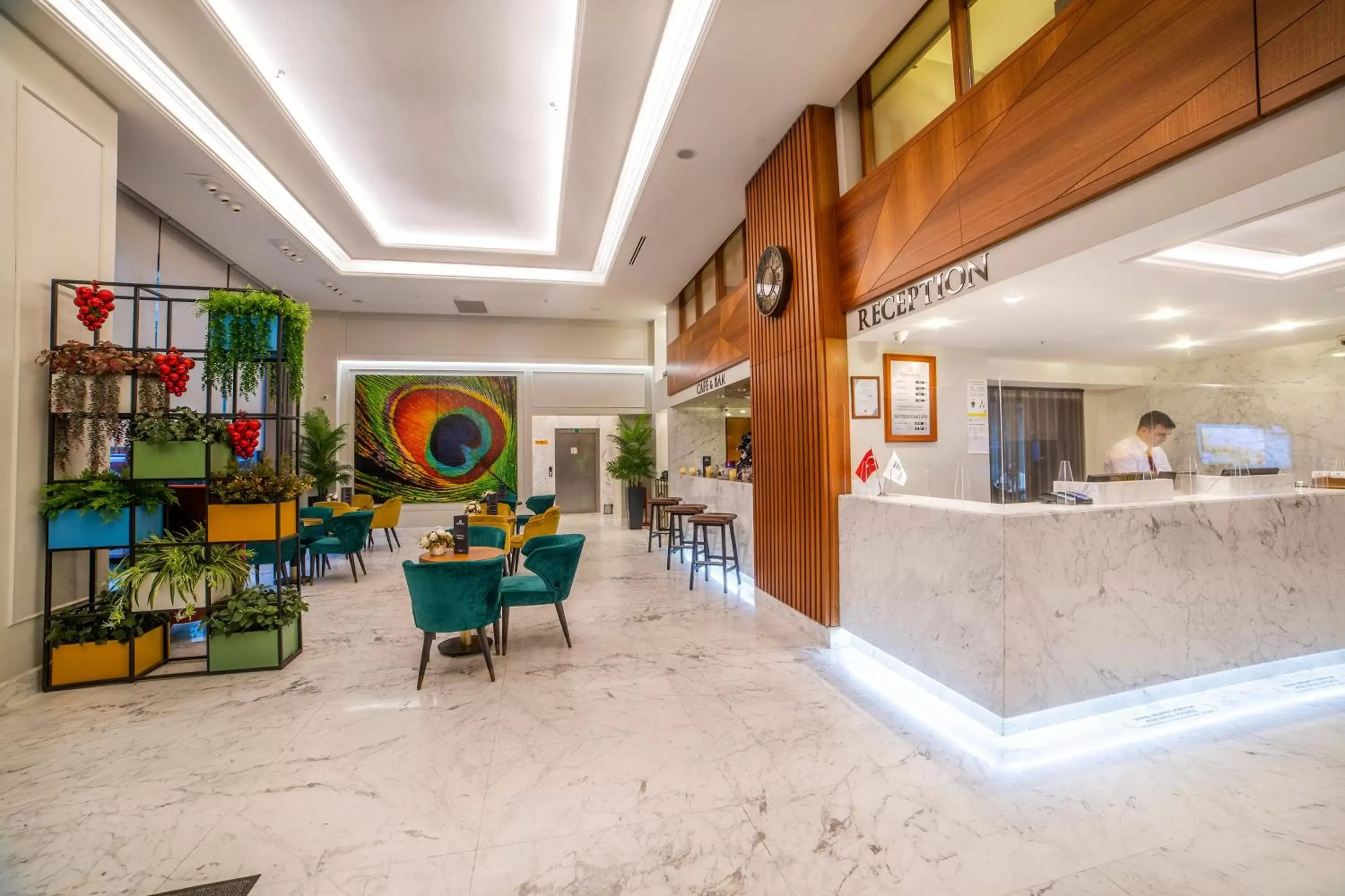 Lobby or reception in Erboy Hotel Istanbul Sirkeci