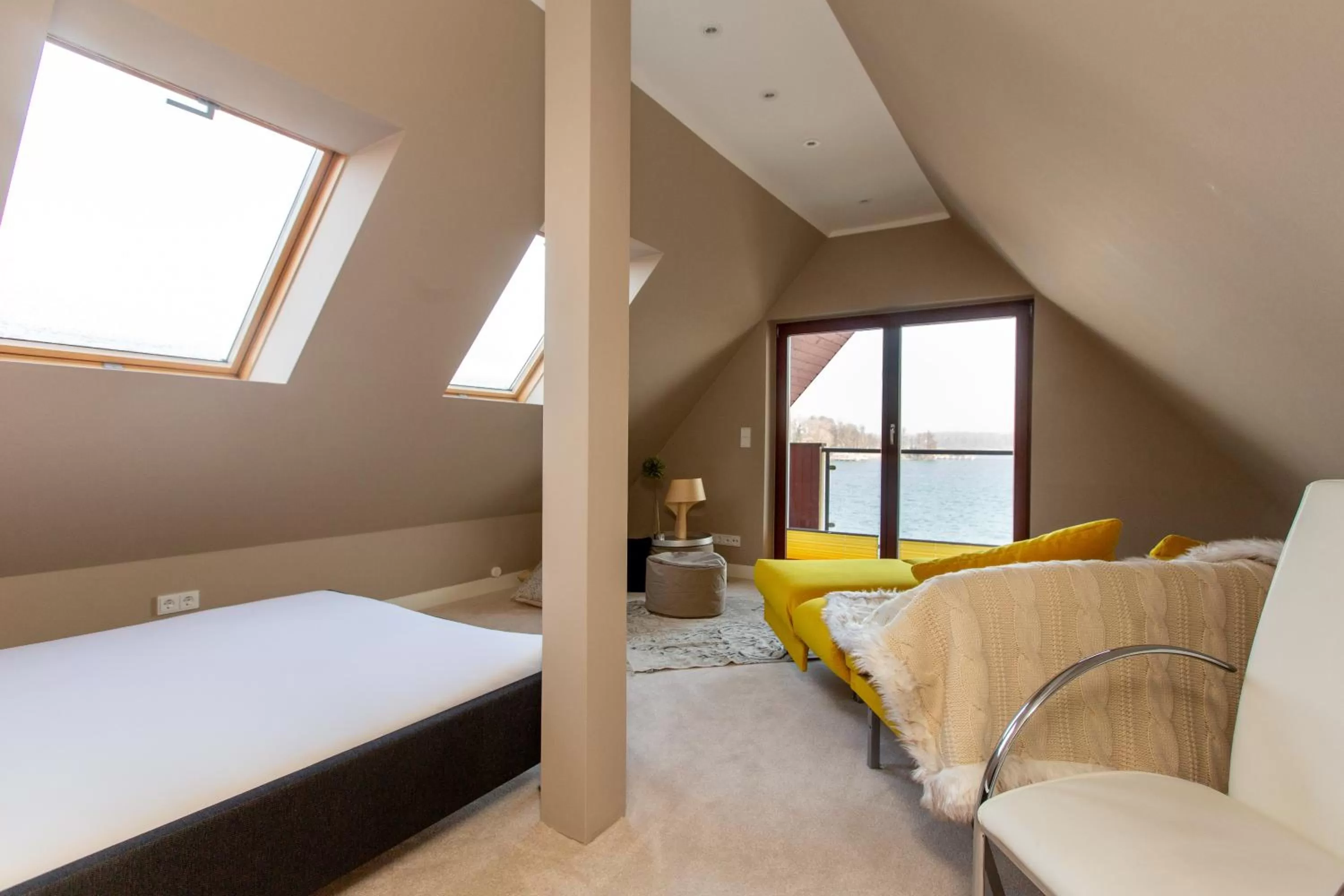 Bedroom, Bed in Hotel Inselhof