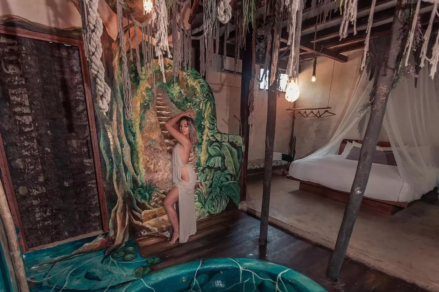 Solarium in Hidden Treehouse Tulum Eco-Hotel