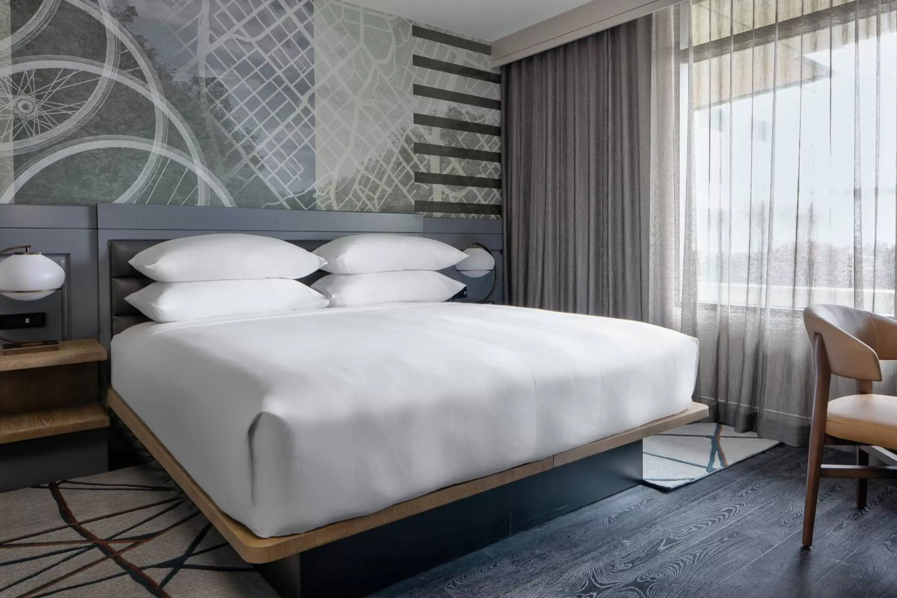 Bedroom, Bed in Marriott Dallas Uptown