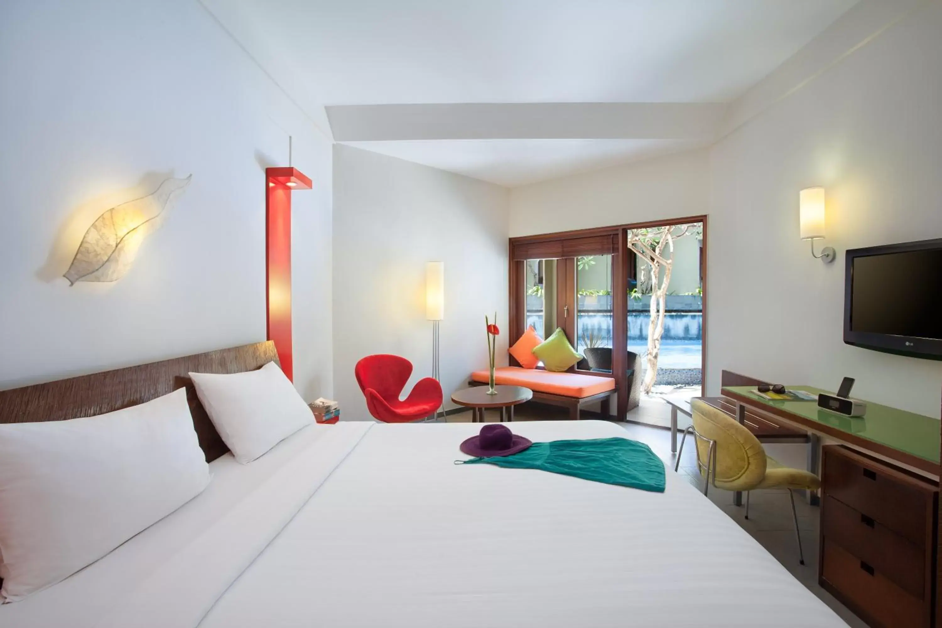 Bedroom, Bed in ibis Styles Bali Legian - CHSE Certified