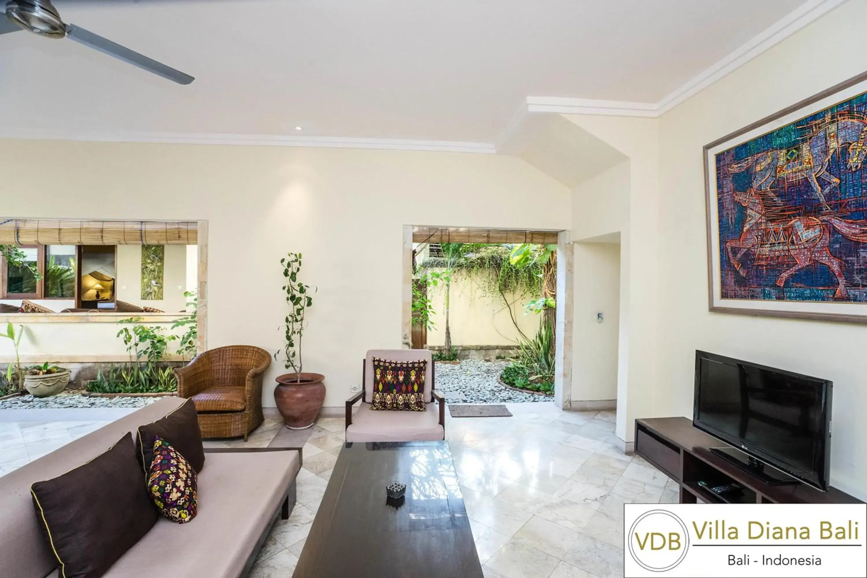 Living room, Seating Area in Villa Diana Bali