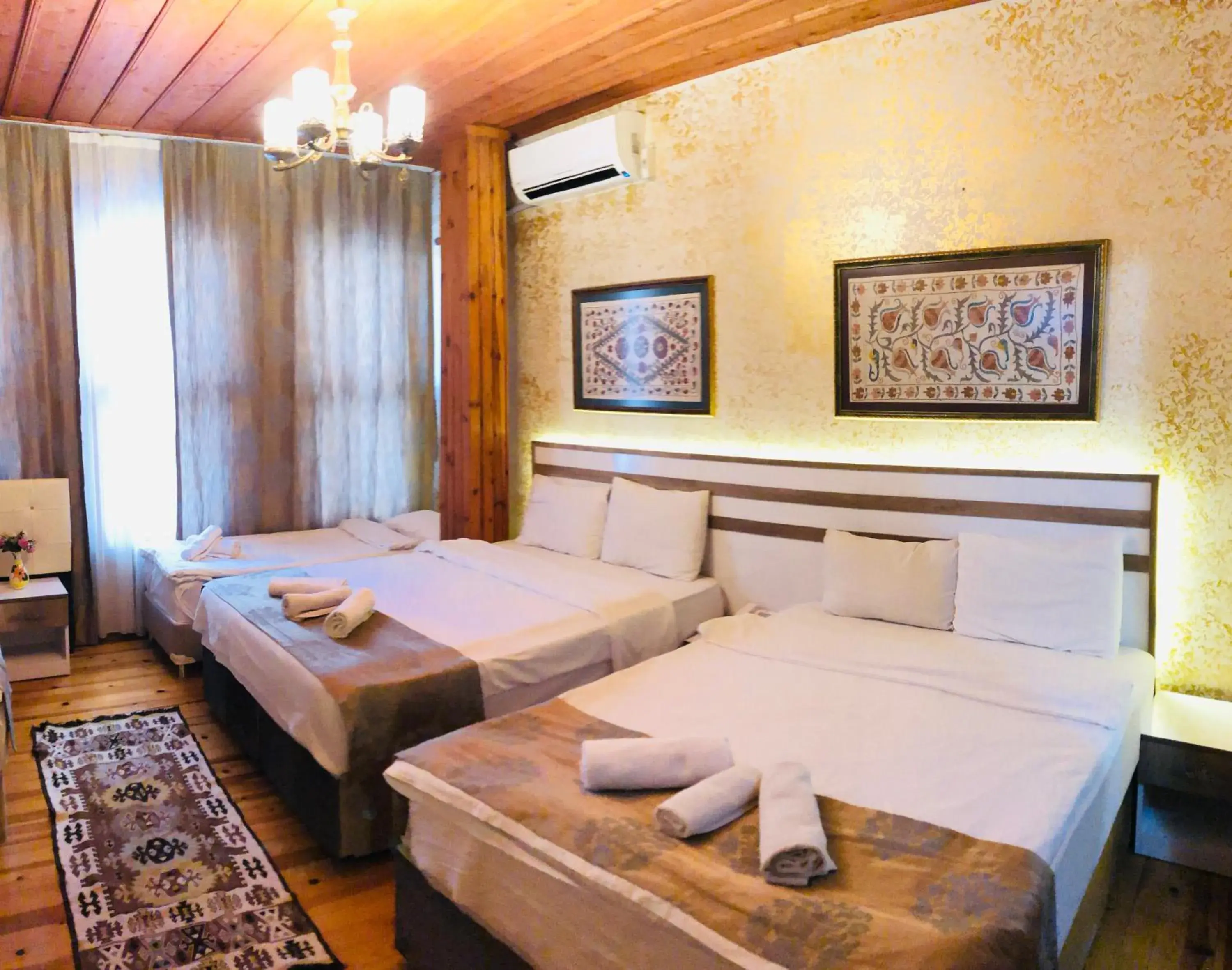 Decorative detail, Bed in Art City Hotel Istanbul Decorative detail, Bed in Art City Hotel Istanbul