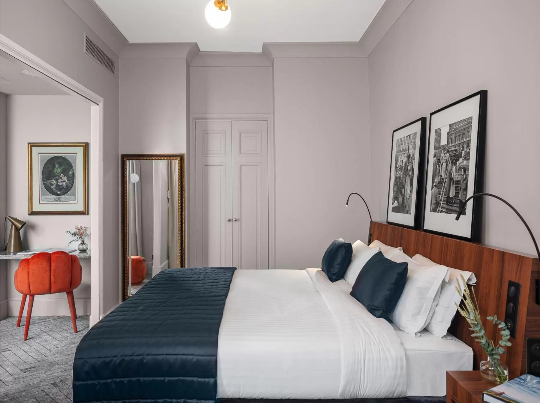 Bedroom, Bed in M Social Hotel Paris Opera