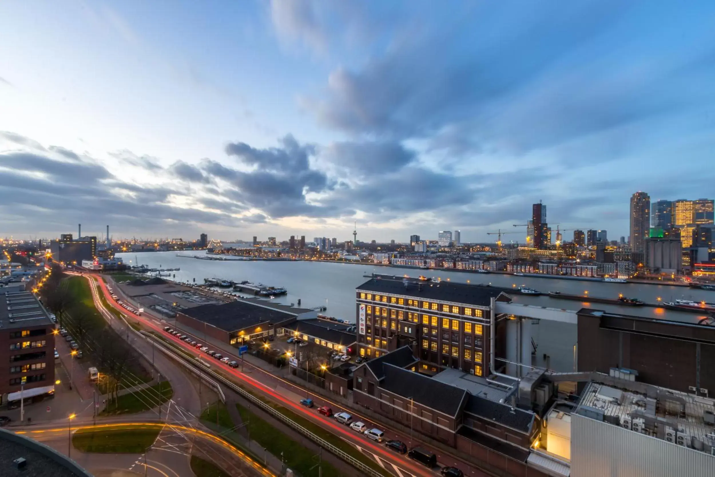 City view in ART Hotel Rotterdam