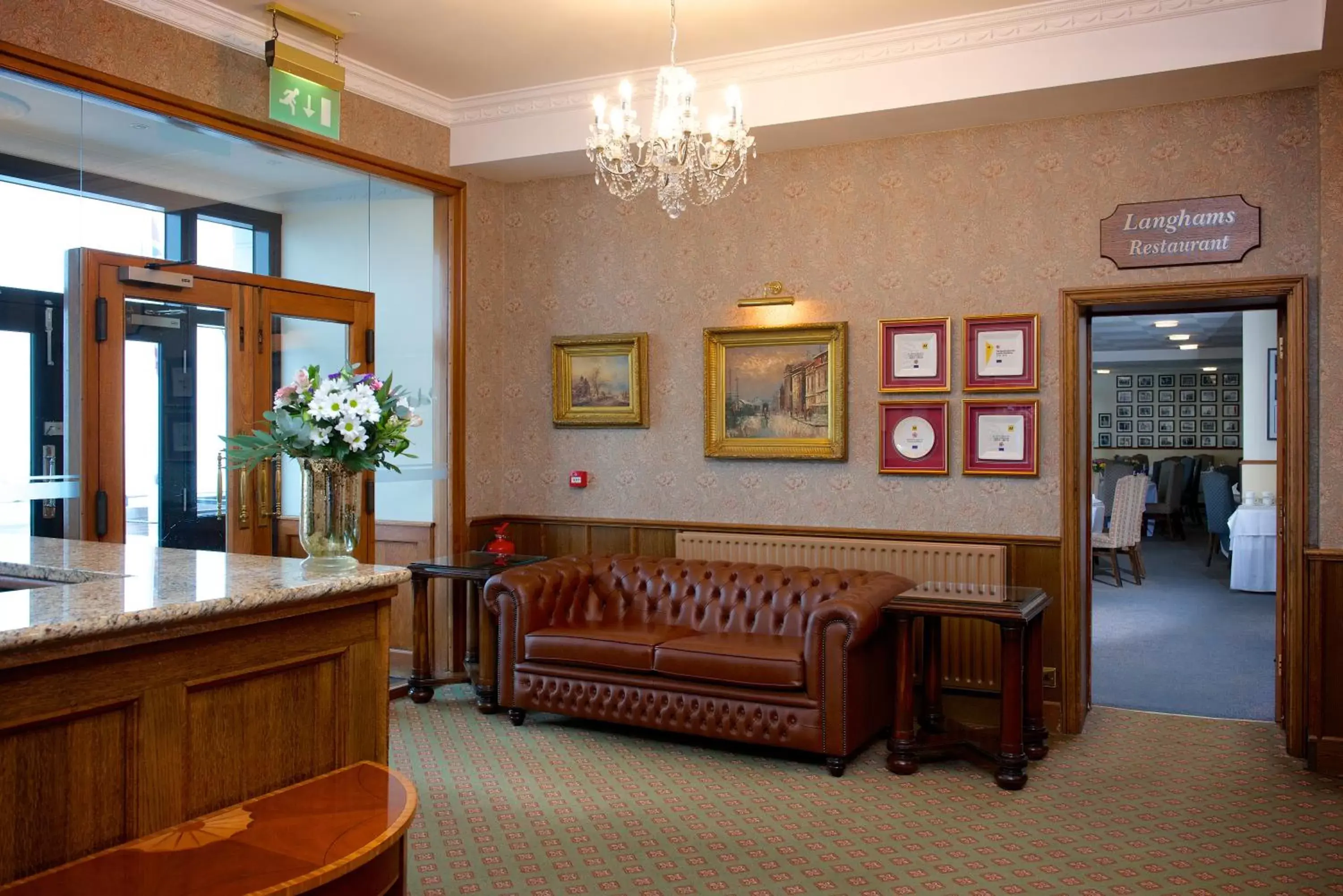 Lobby or reception, Lobby/Reception in Langham Hotel Eastbourne