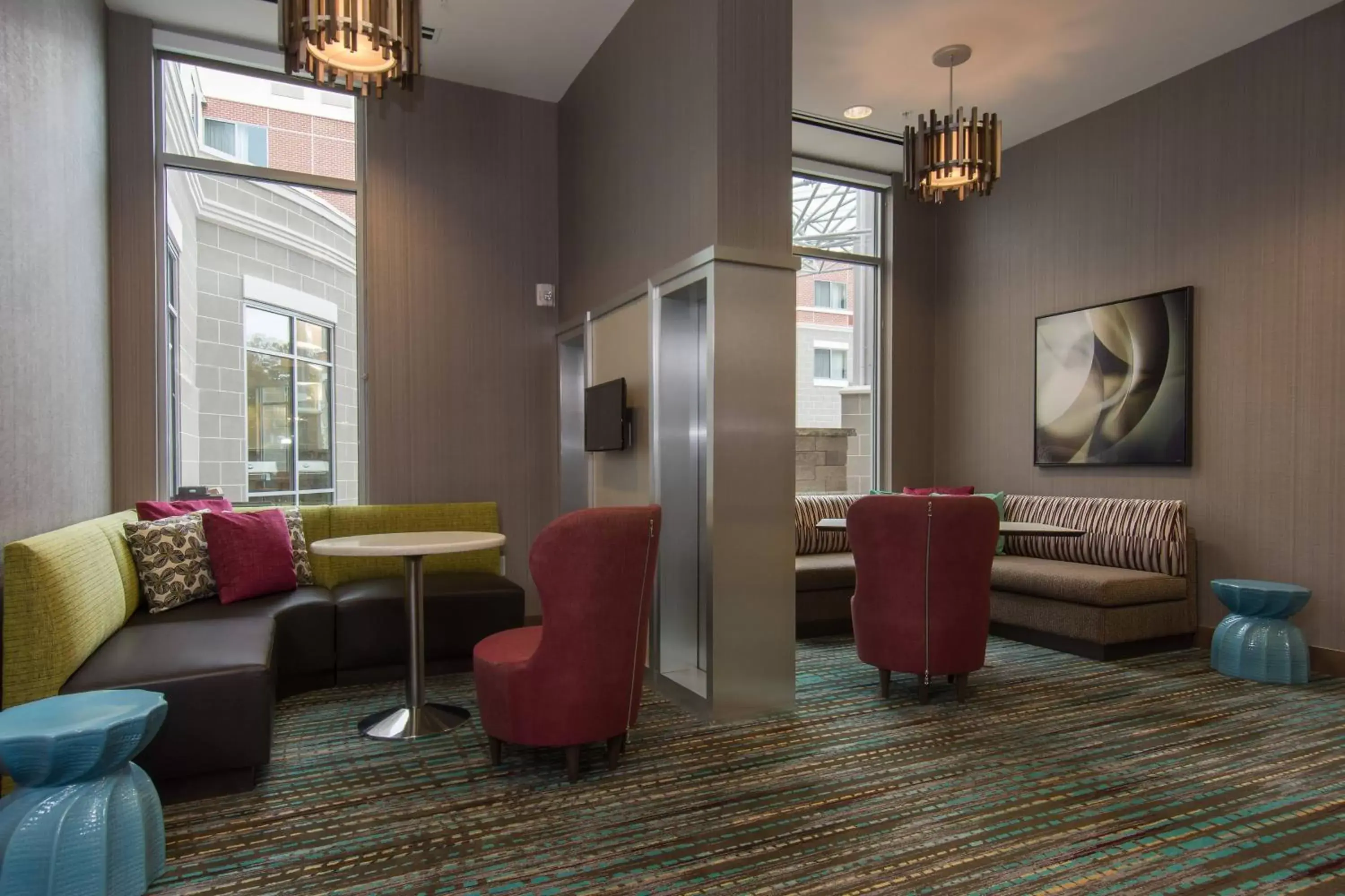 Restaurant/places to eat, Seating Area in Residence Inn Raleigh-Durham Airport/Brier Creek