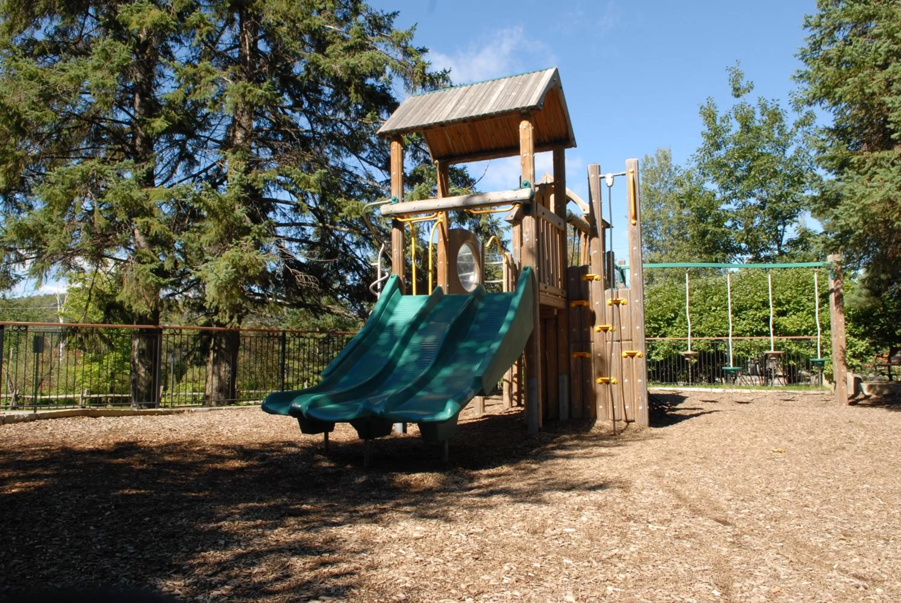 Children play ground in Ermitage du Lac