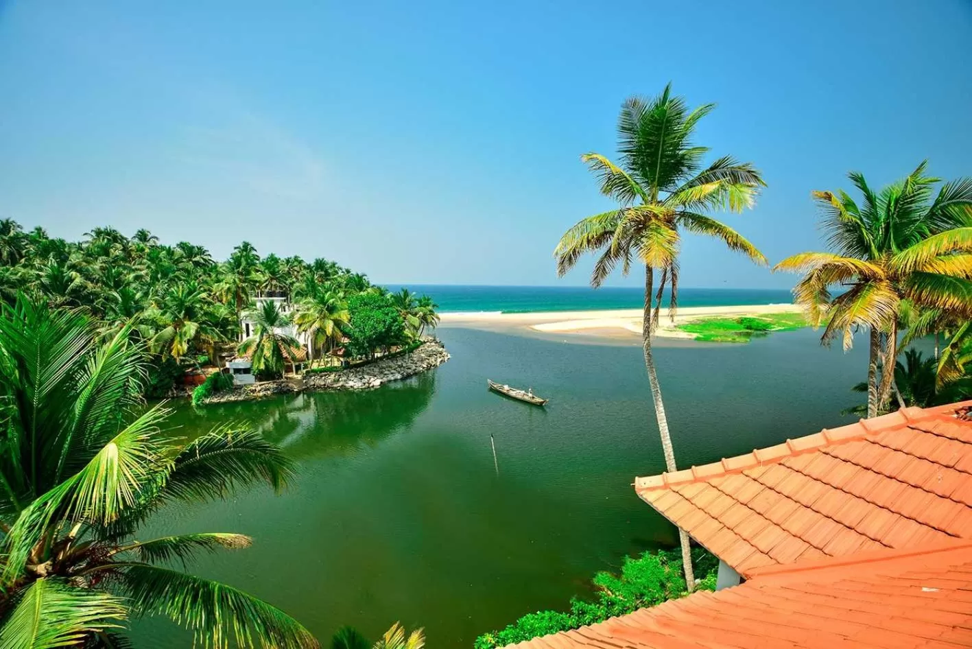 Natural landscape in Beach and Lake Ayurvedic Resort, Kovalam