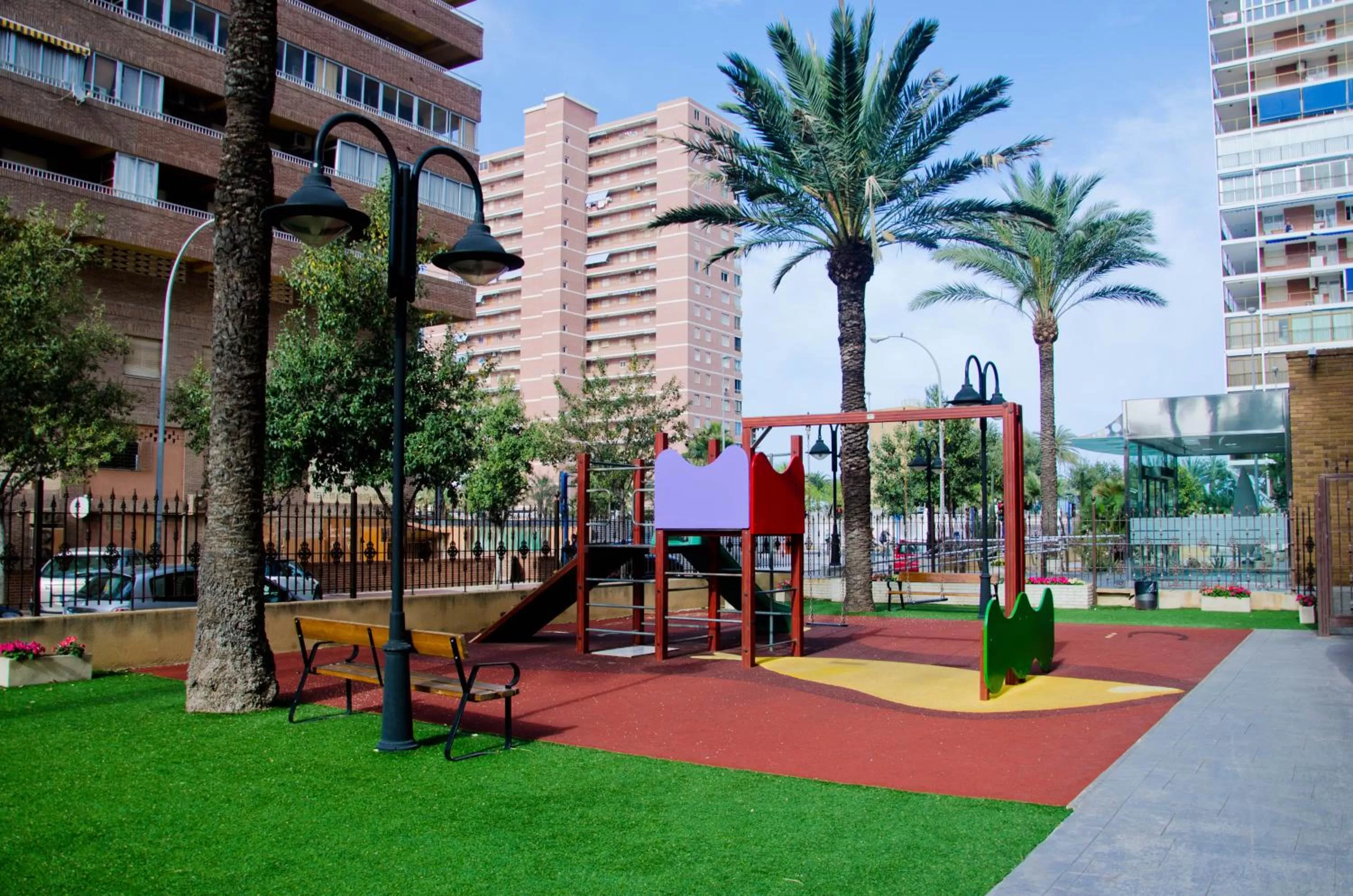 Children play ground in Hotel Castilla Alicante