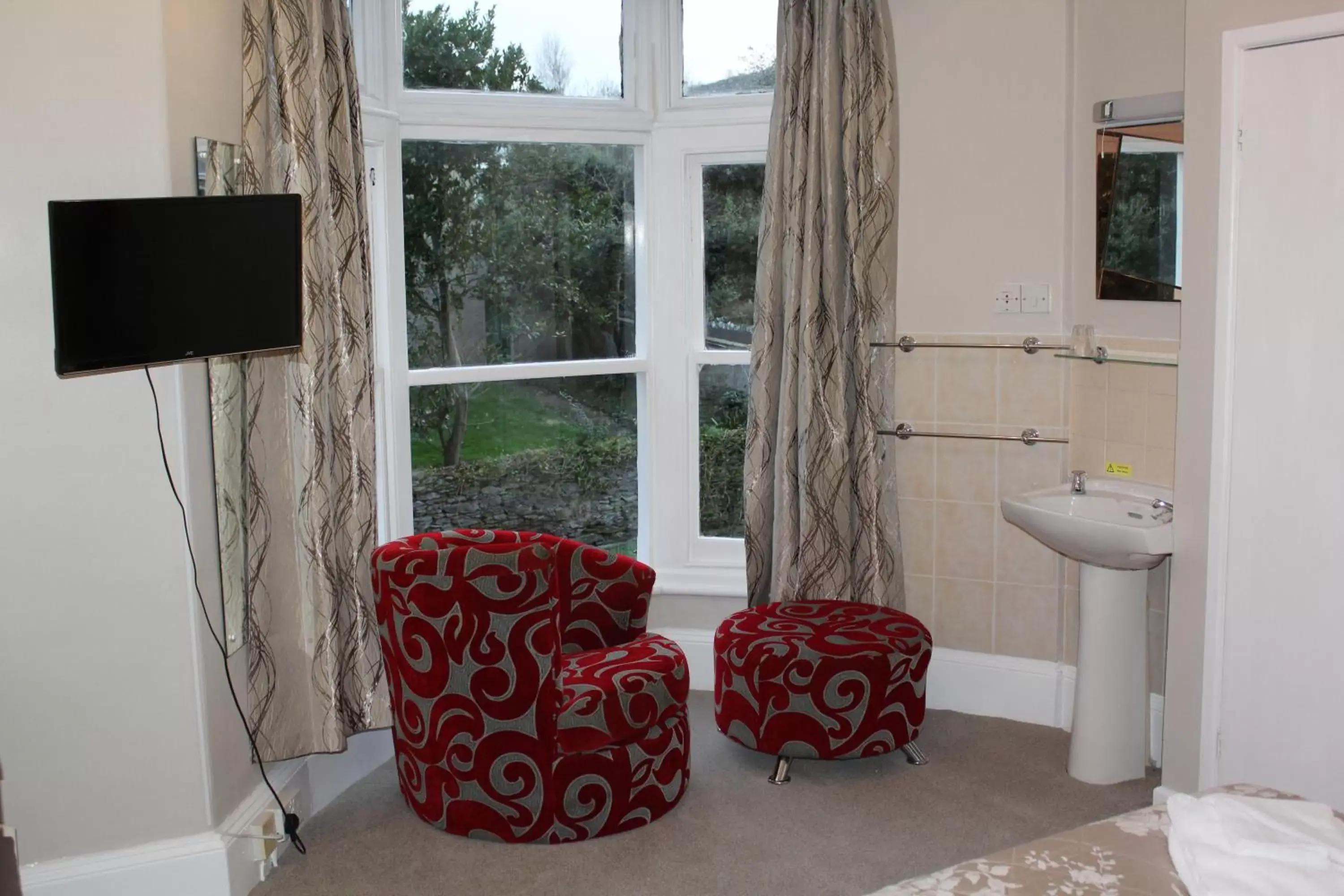 Seating area in The Darnley Hotel