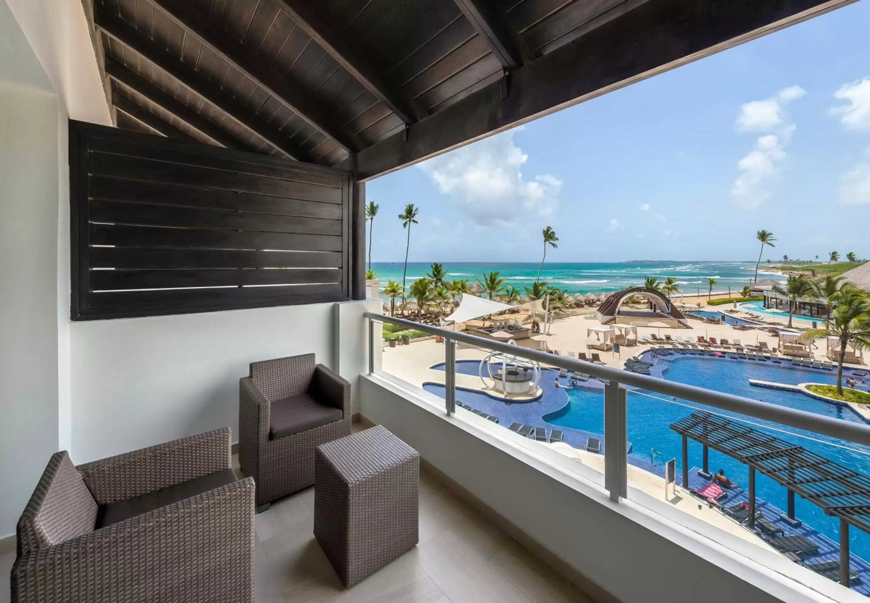Balcony/Terrace, Pool View in Royalton CHIC Punta Cana, An Autograph Collection All-Inclusive Resort & Casino, Adults Only