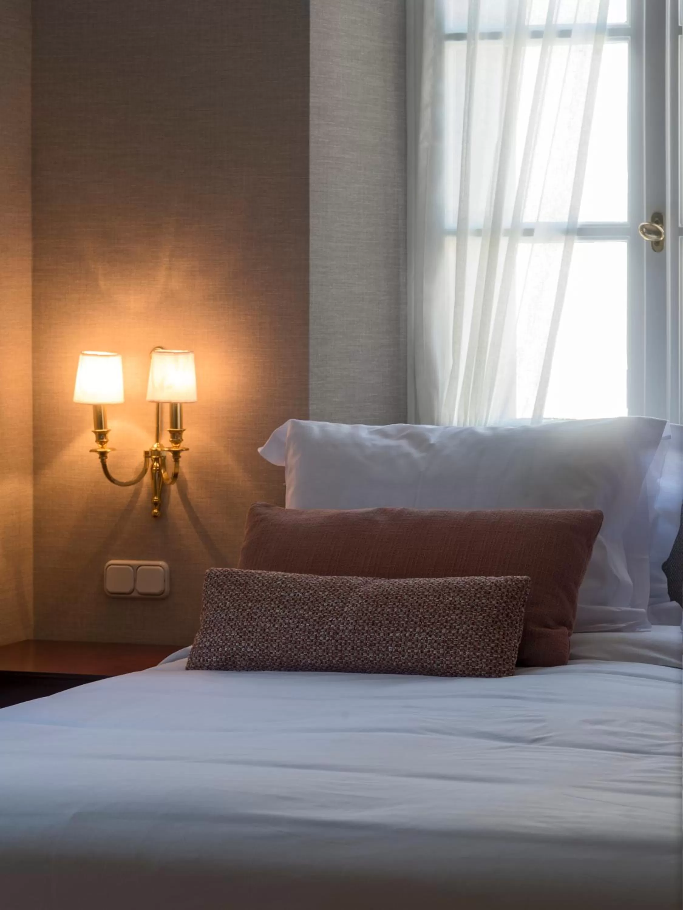 Bed in The Kefalari Suites