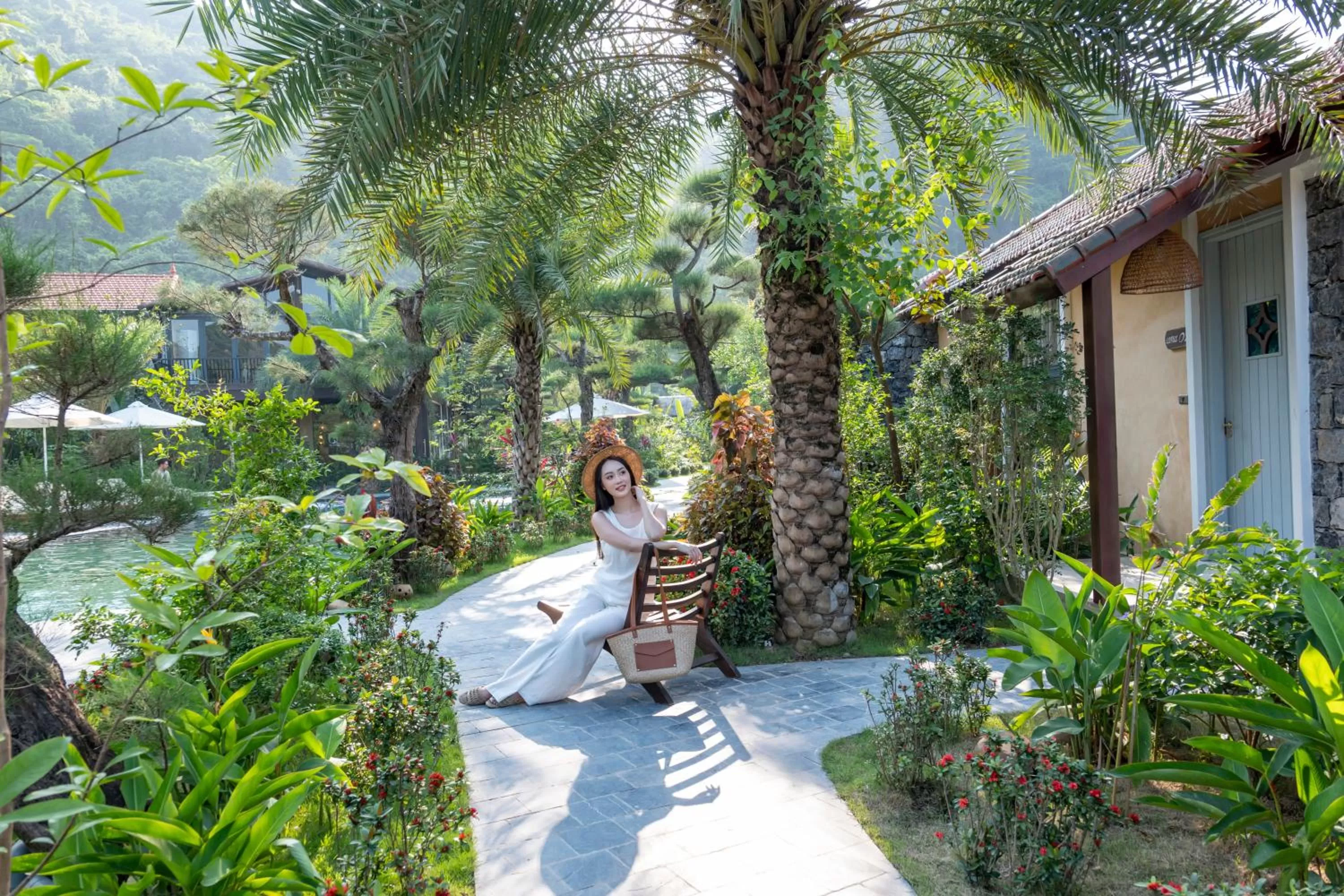 Garden in Tam Coc Retreat Ninh Binh