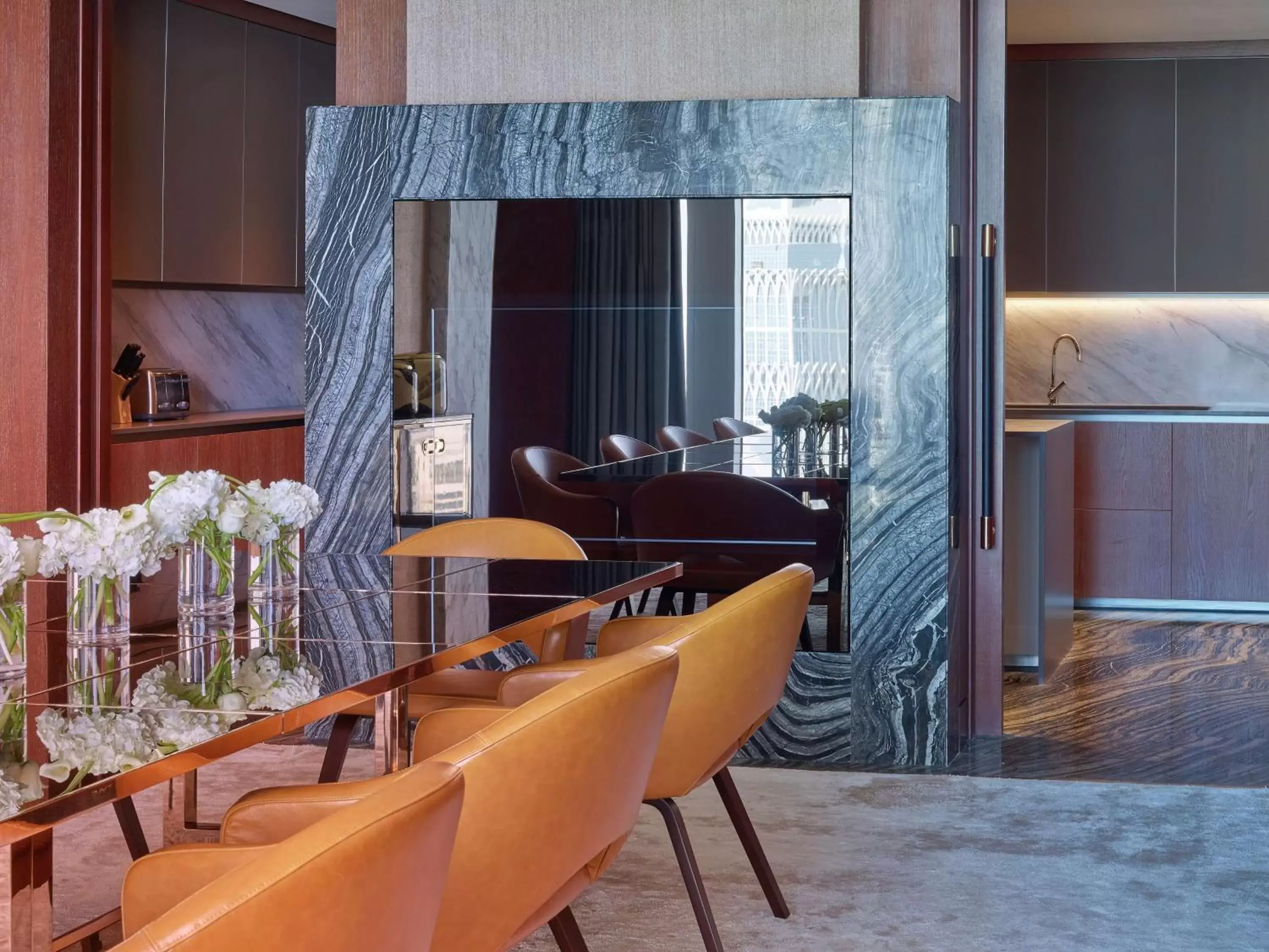 Kitchen or kitchenette in Waldorf Astoria Dubai International Financial Centre