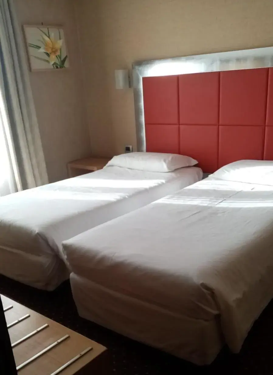 Bed in Hotel Susa