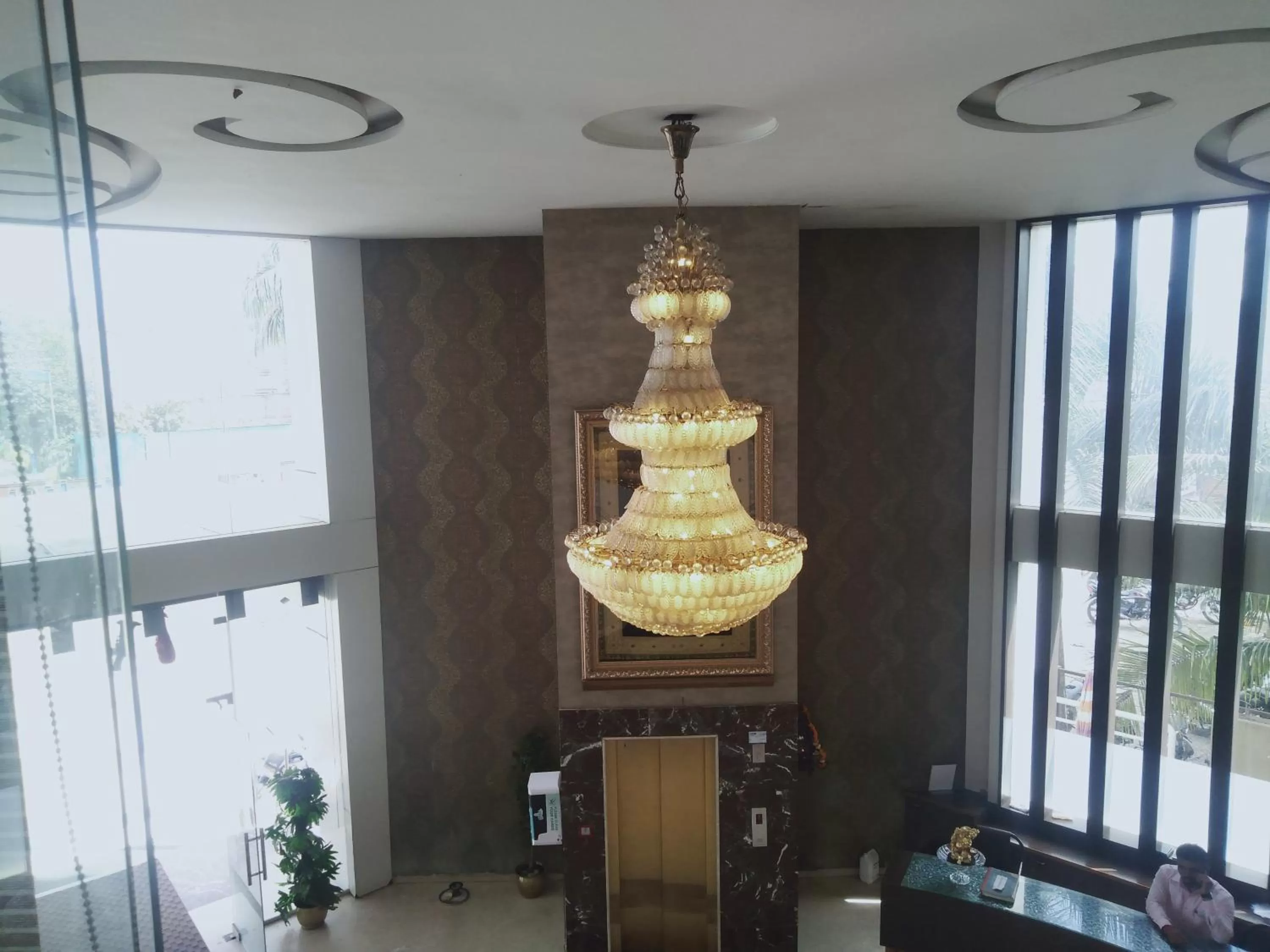 Decorative detail in Hotel Udayanraje Palace