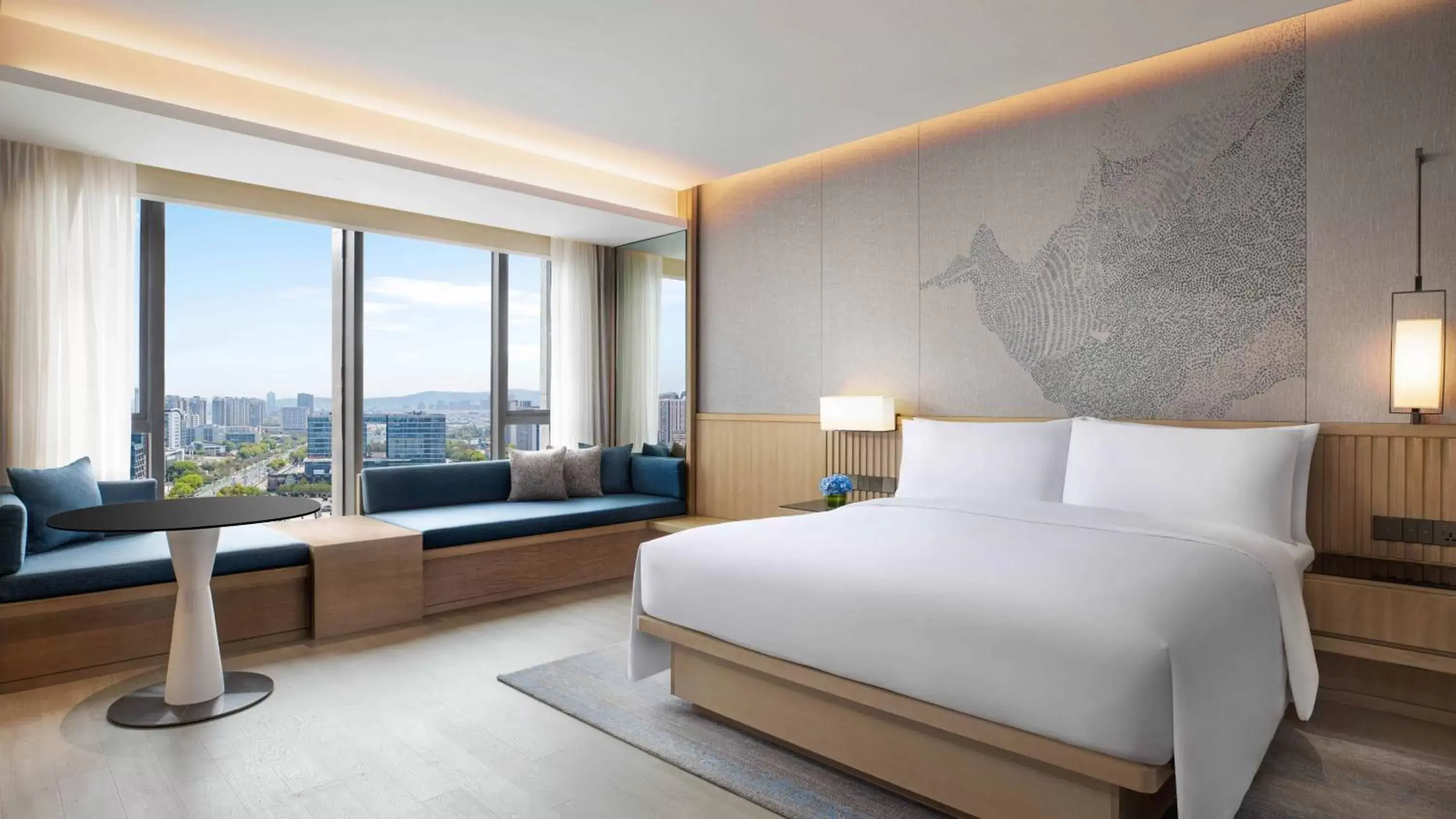 King Room - High Floor/Executive Lounge Access in Courtyard by Marriott Nanjing Jiangning King Room - High Floor/Executive Lounge Access in Courtyard by Marriott Nanjing Jiangning
