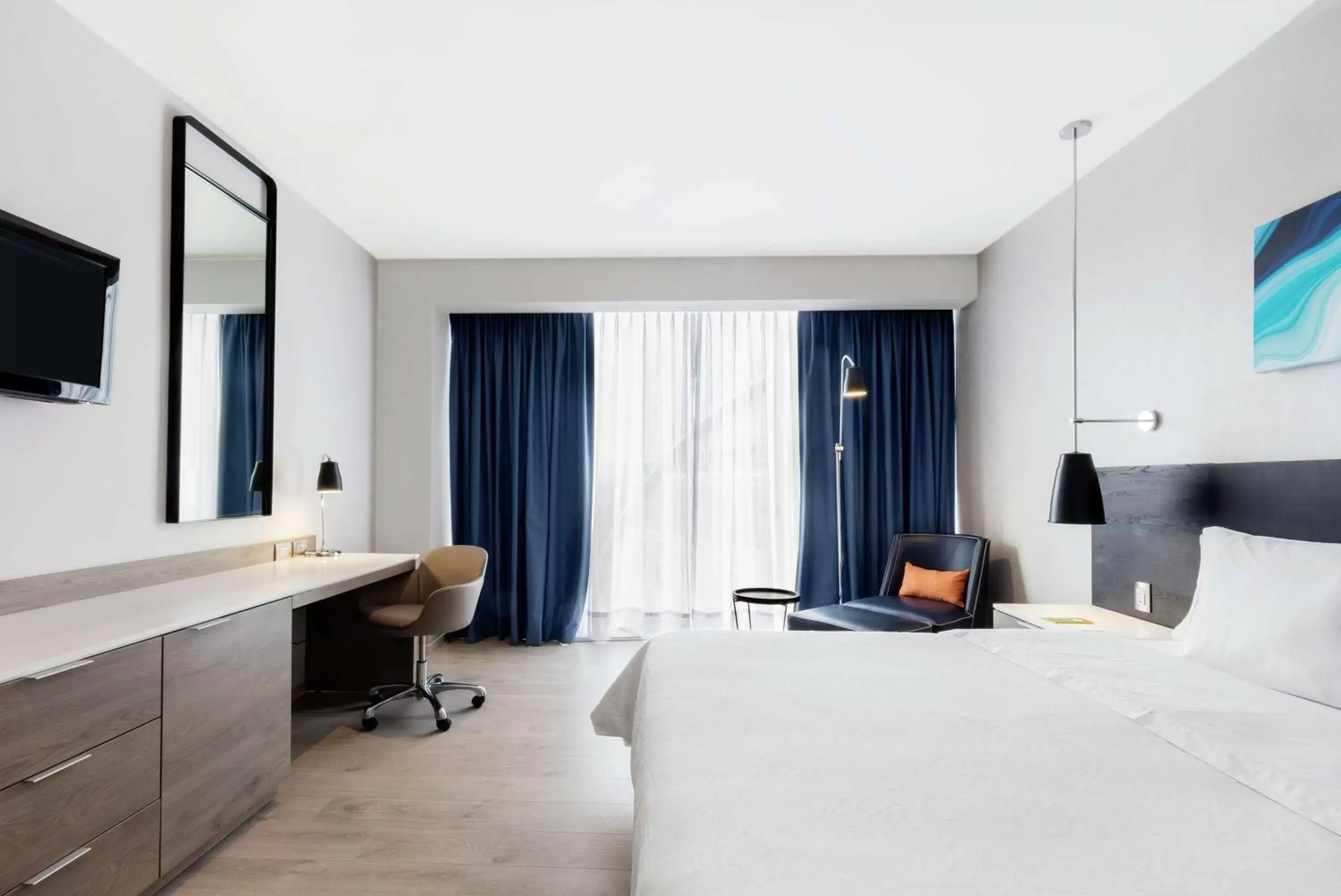 Bedroom in Hilton Garden Inn Mexico City Santa Fe Bedroom in Hilton Garden Inn Mexico City Santa Fe