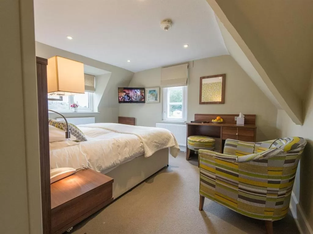 Bedroom, Bed in The Cliffe at Dinham