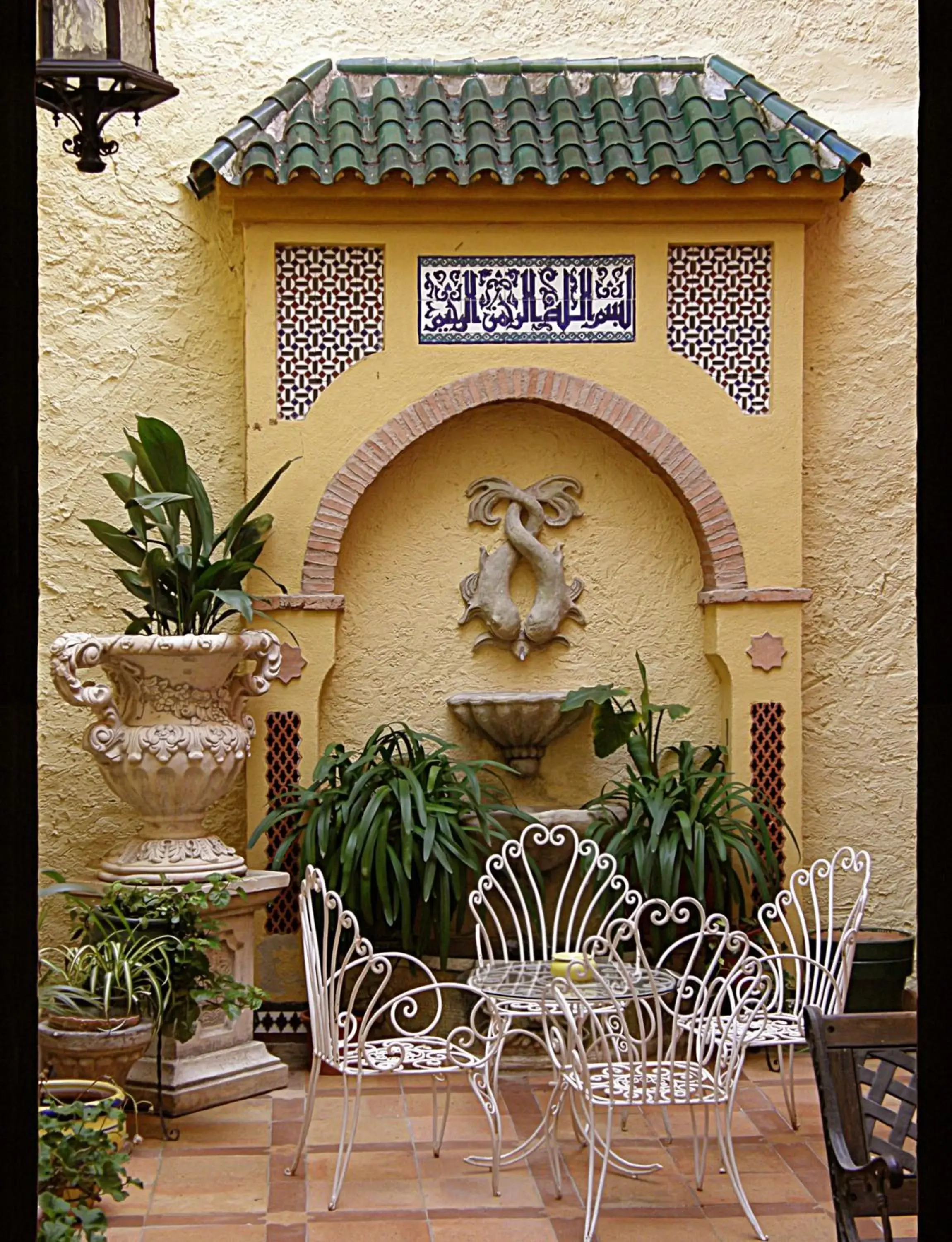 Patio in Hotel Soho Boutique Palacio San Gabriel