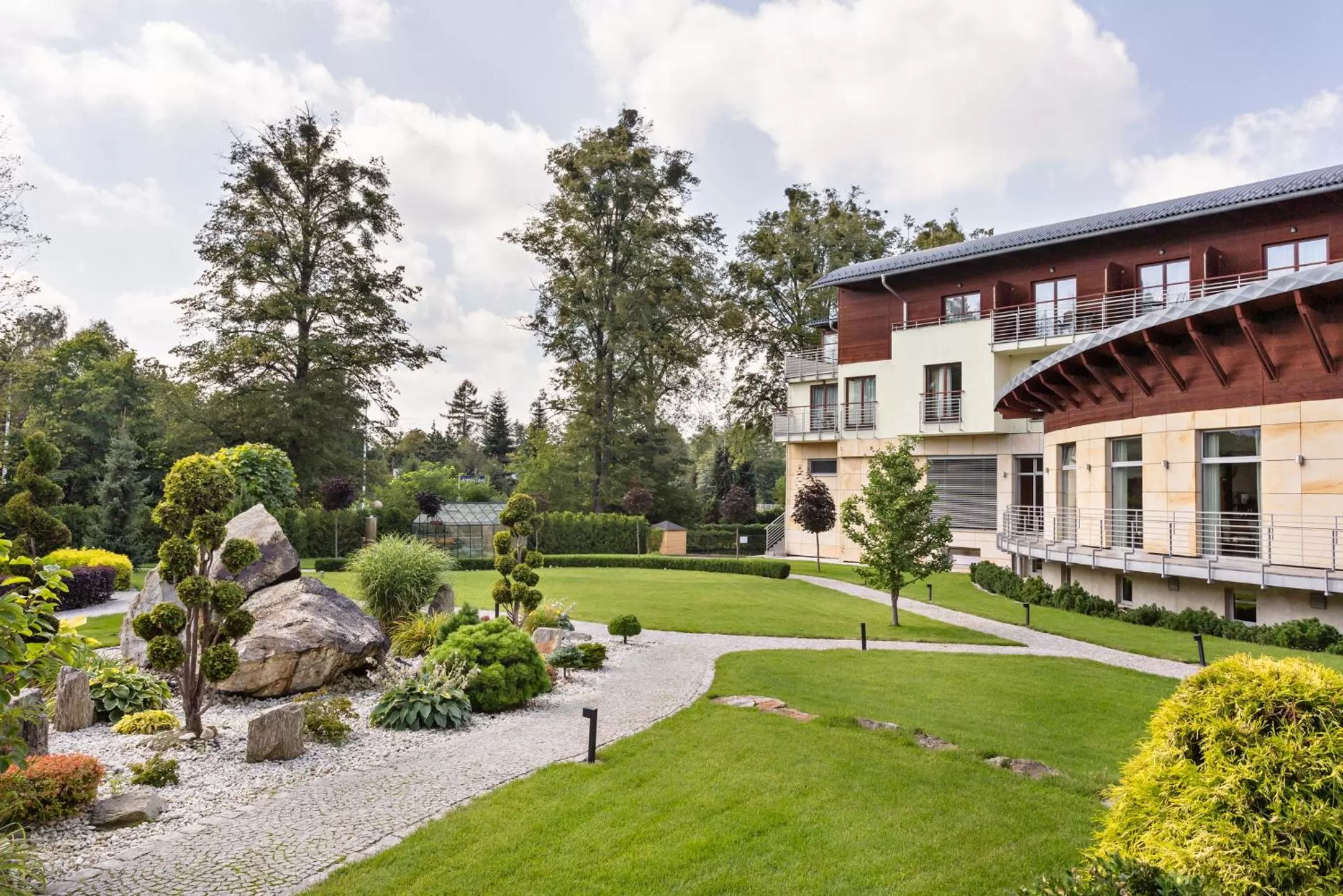 Garden in Hotel Olympic Spa & Wellness