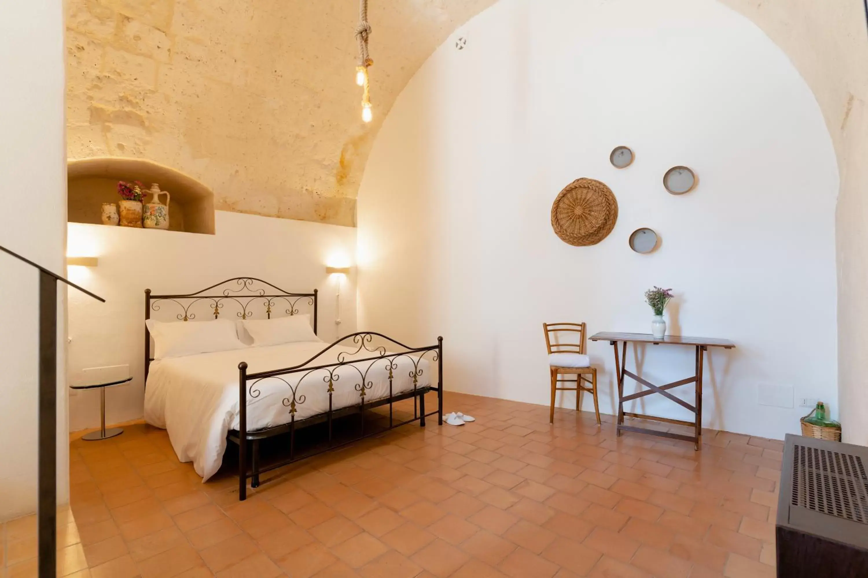 Bed in Palazzo Del Duca Luxury Hotel & Restaurant