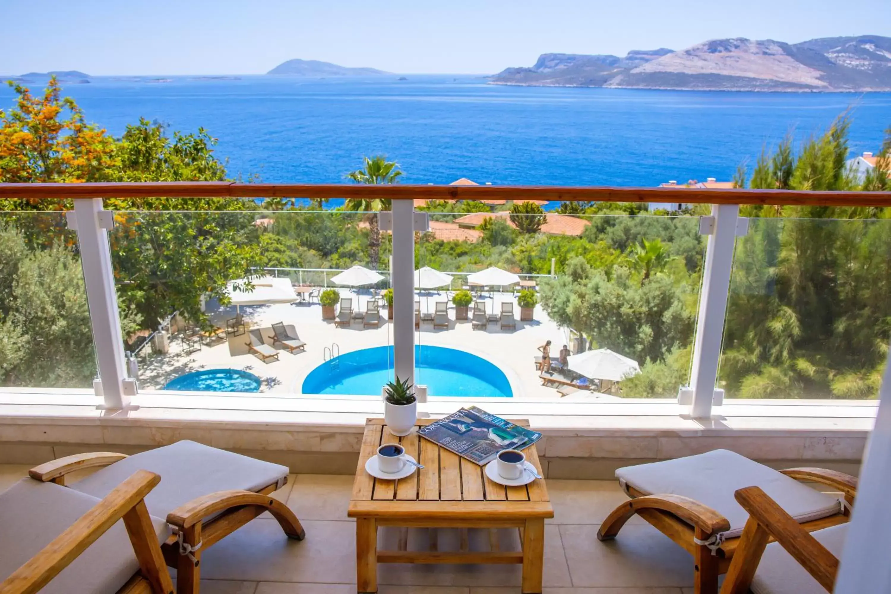 Patio, Pool View in Olea Nova Hotel