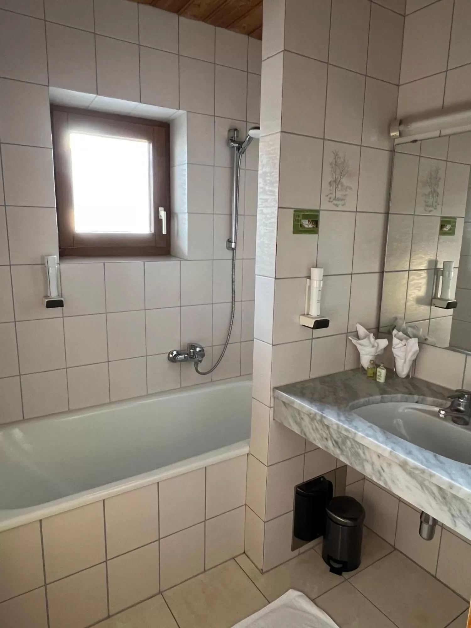 Bathroom in Stammhaus im Hotel Alpine Palace