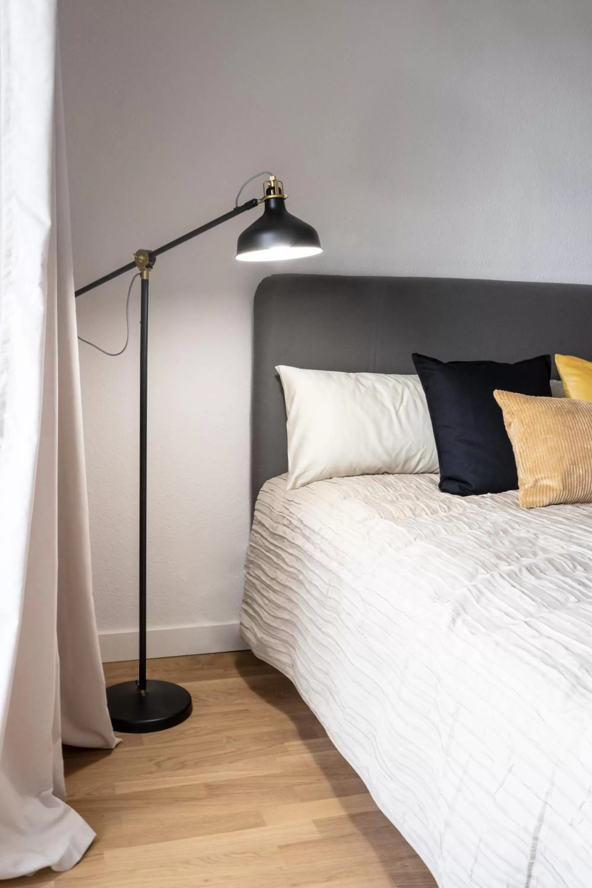 Bed in SAXX Apartments Leipzig