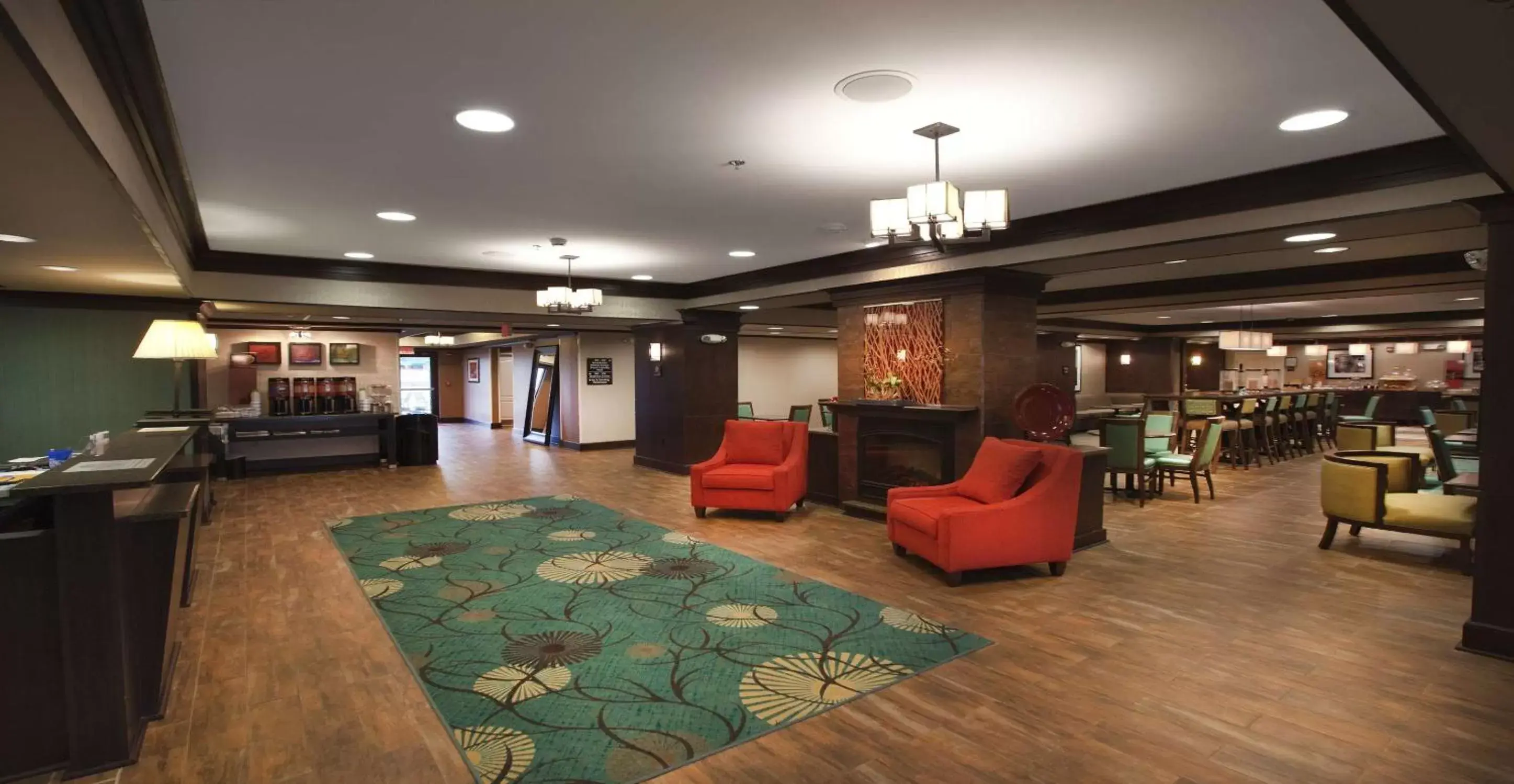 Lobby or reception in Hampton Inn New Albany Lobby or reception in Hampton Inn New Albany