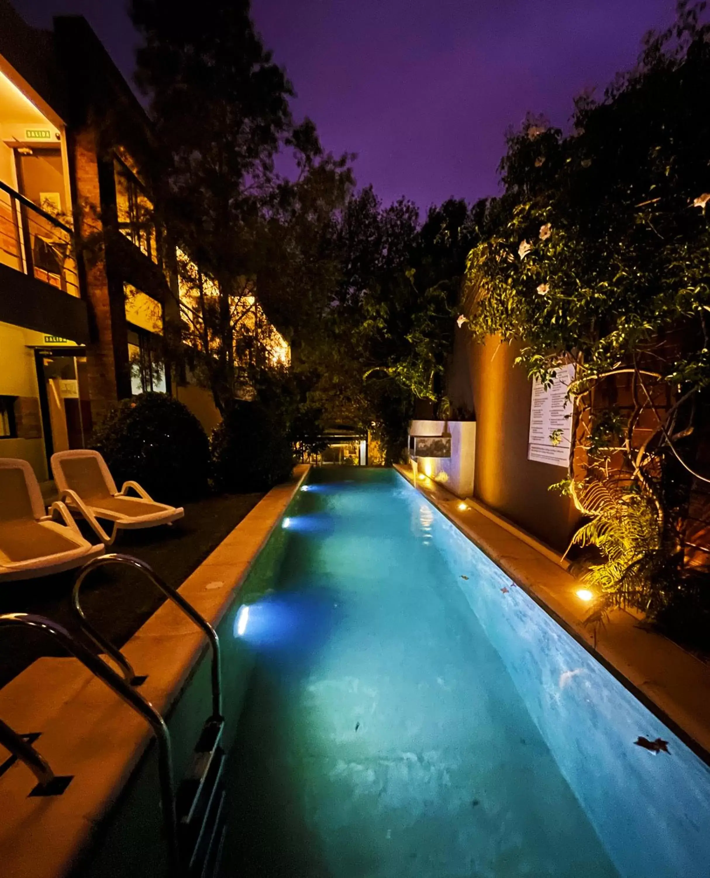 Night, Swimming Pool in Posada Boutique Las Terrazas