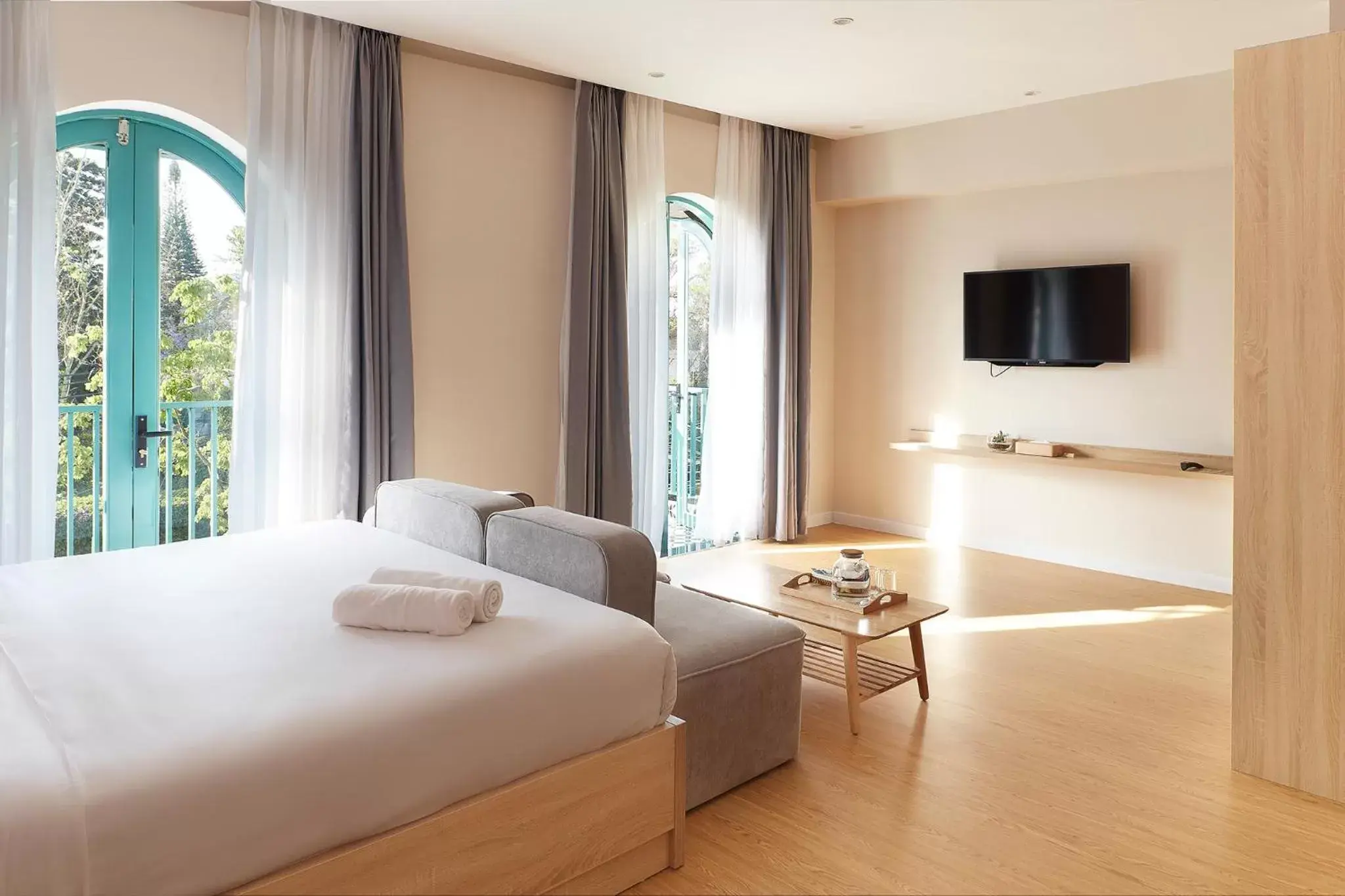 Photo of the whole room, Bed in Larimar Villas Cô Giang Photo of the whole room, Bed in Larimar Villas Cô Giang