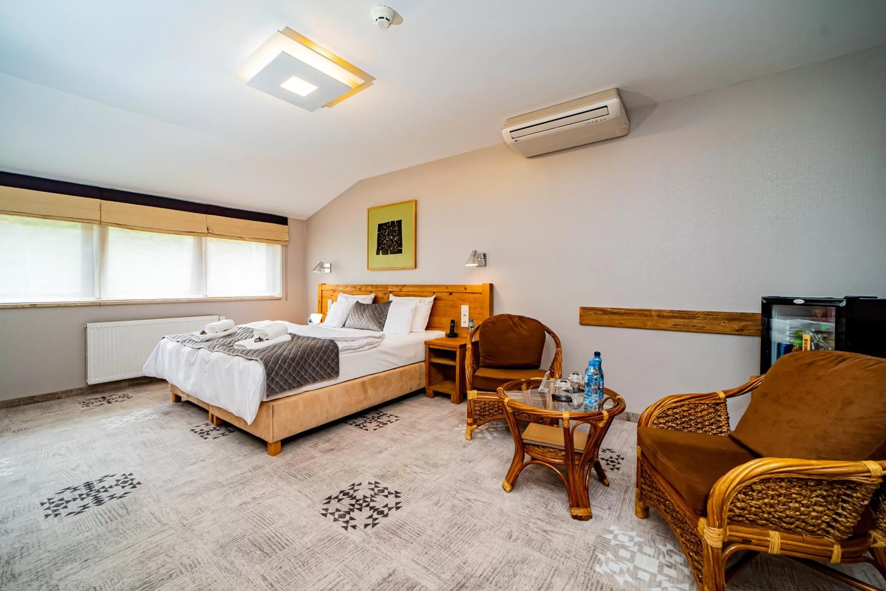 Bed in Hotel Żywiecki Medical SPA & Sport Żywiec