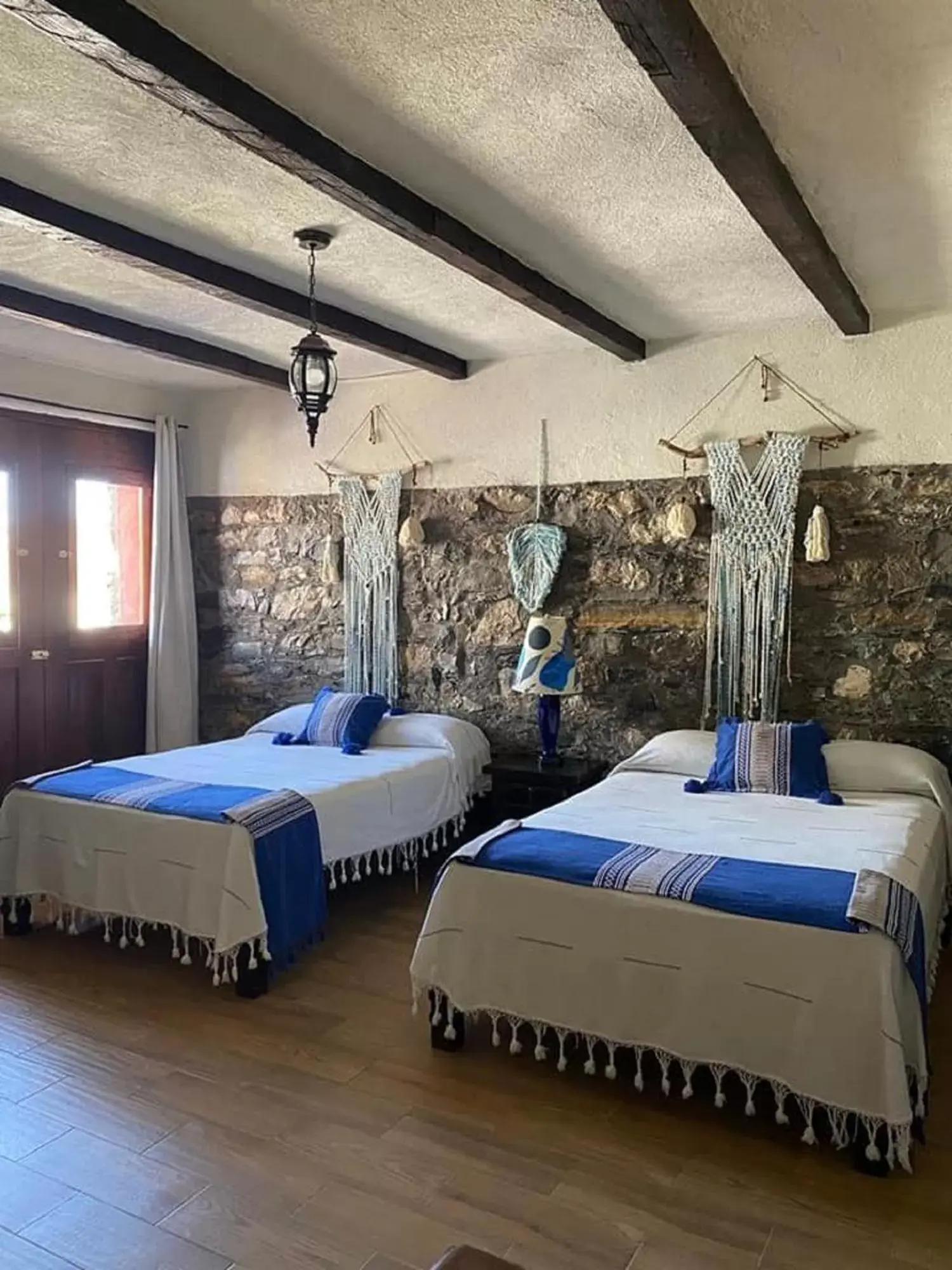 Bed in Grann Posada Xilitla