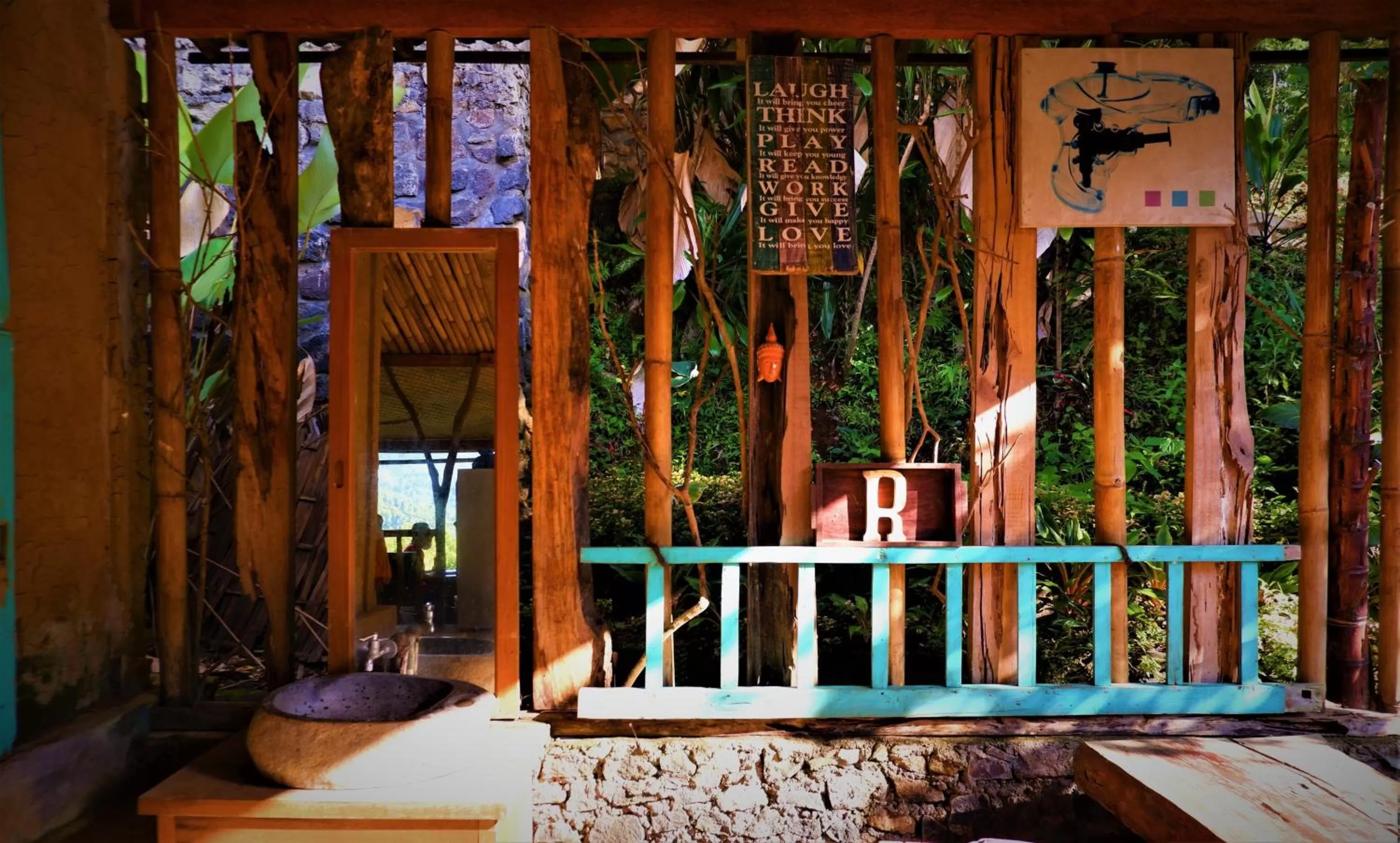 Decorative detail in Swar Bali Lodge