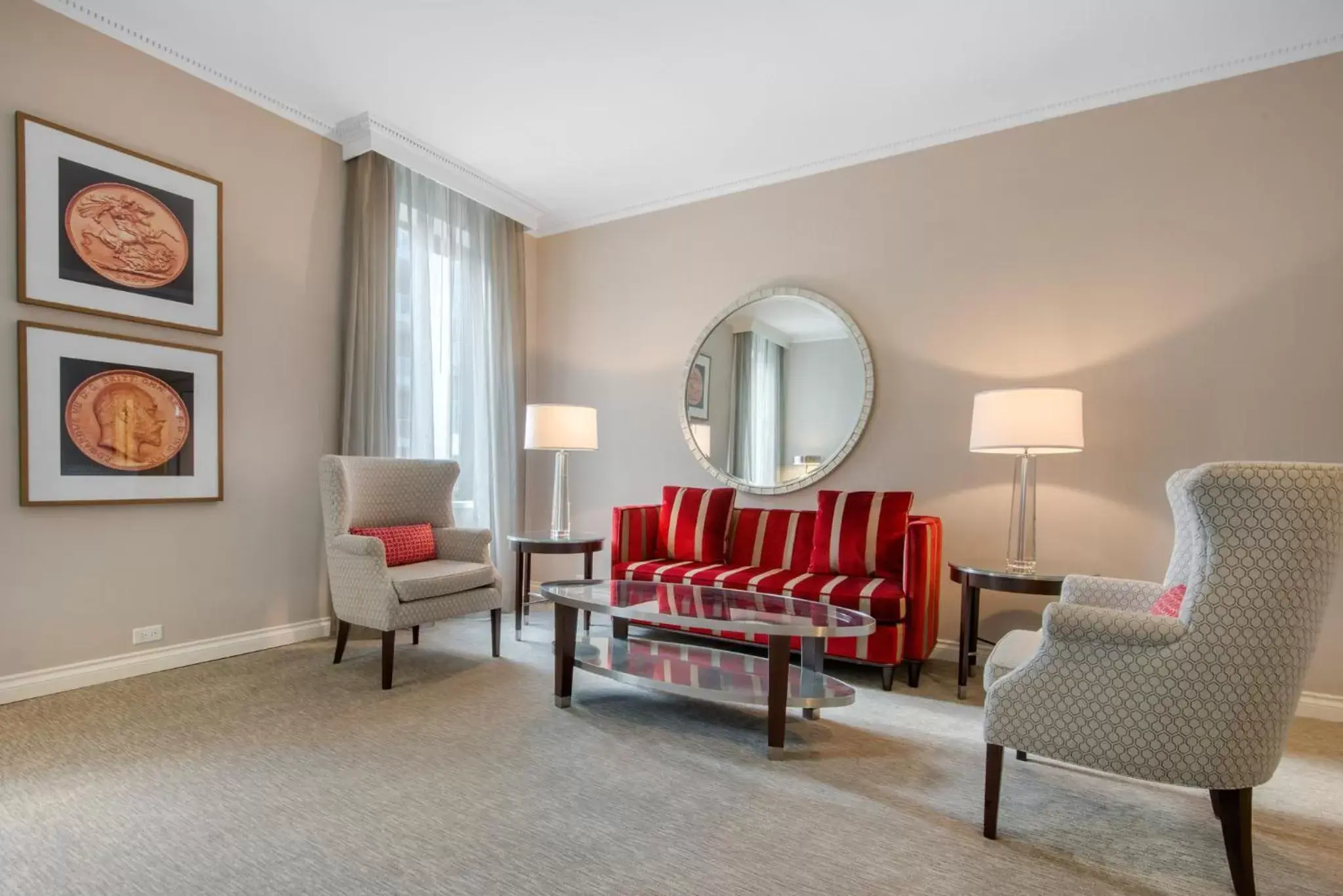 Photo of the whole room, Seating Area in The Omni King Edward Hotel