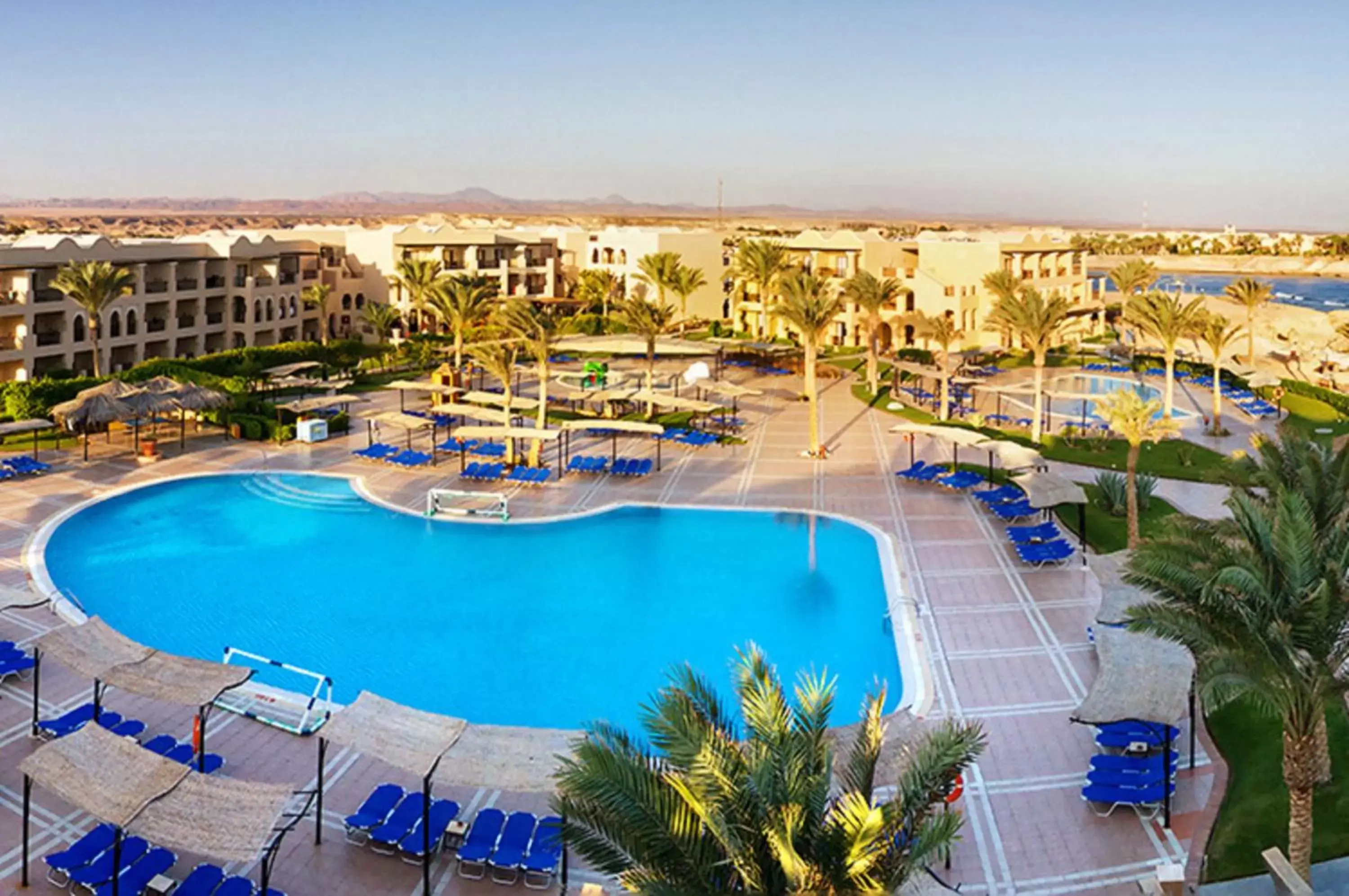 Bird's eye view, Pool View in Jaz Makadi Star & Spa