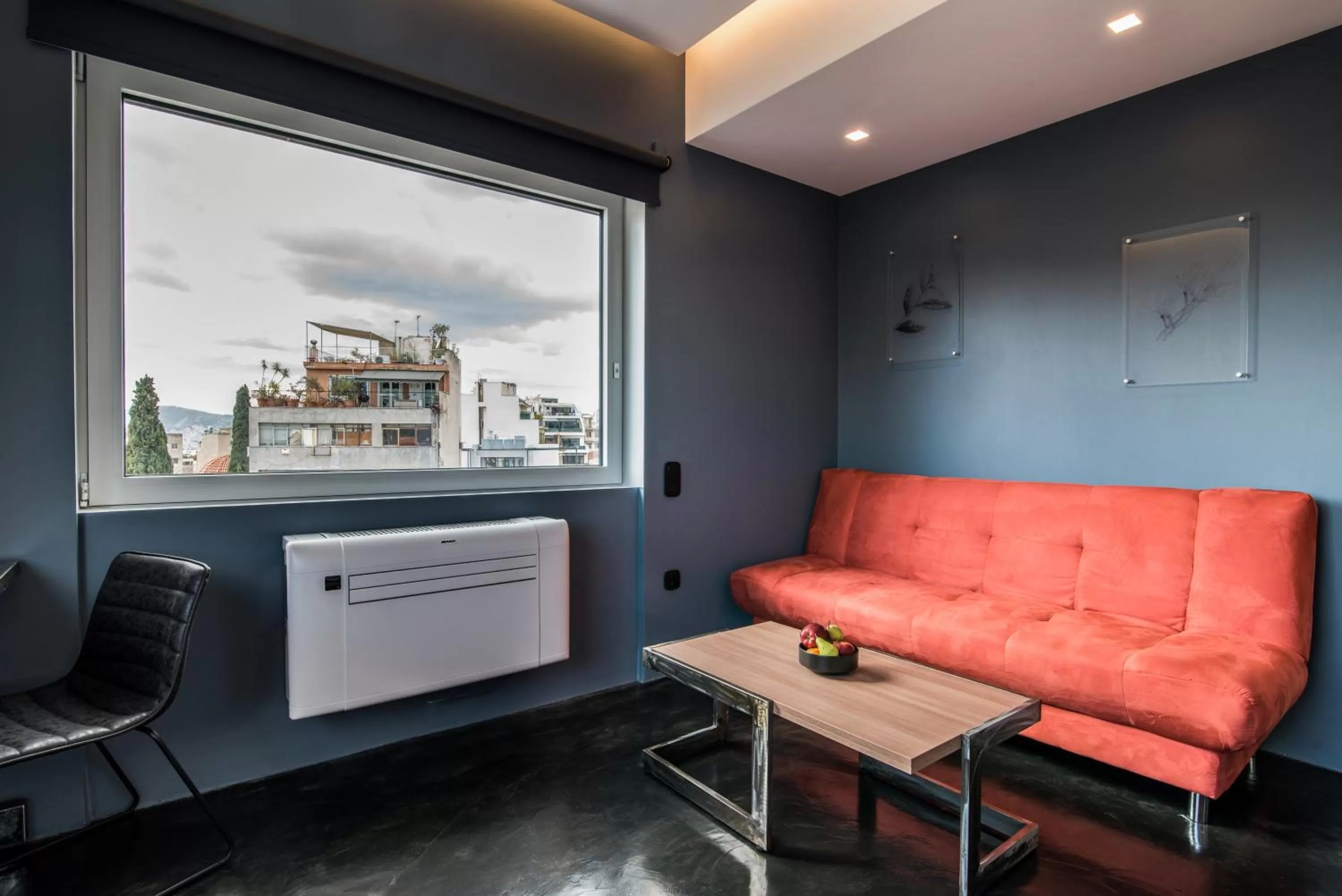 Living room in AthinA STREETAPARTMENTS