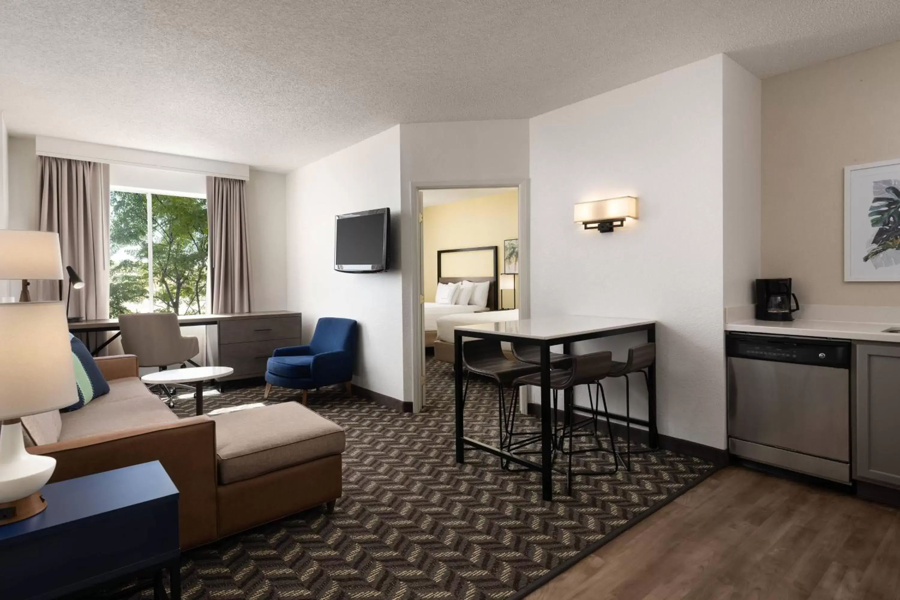 Living room, Seating Area in Residence Inn by Marriott Anaheim Resort Area/Garden Grove