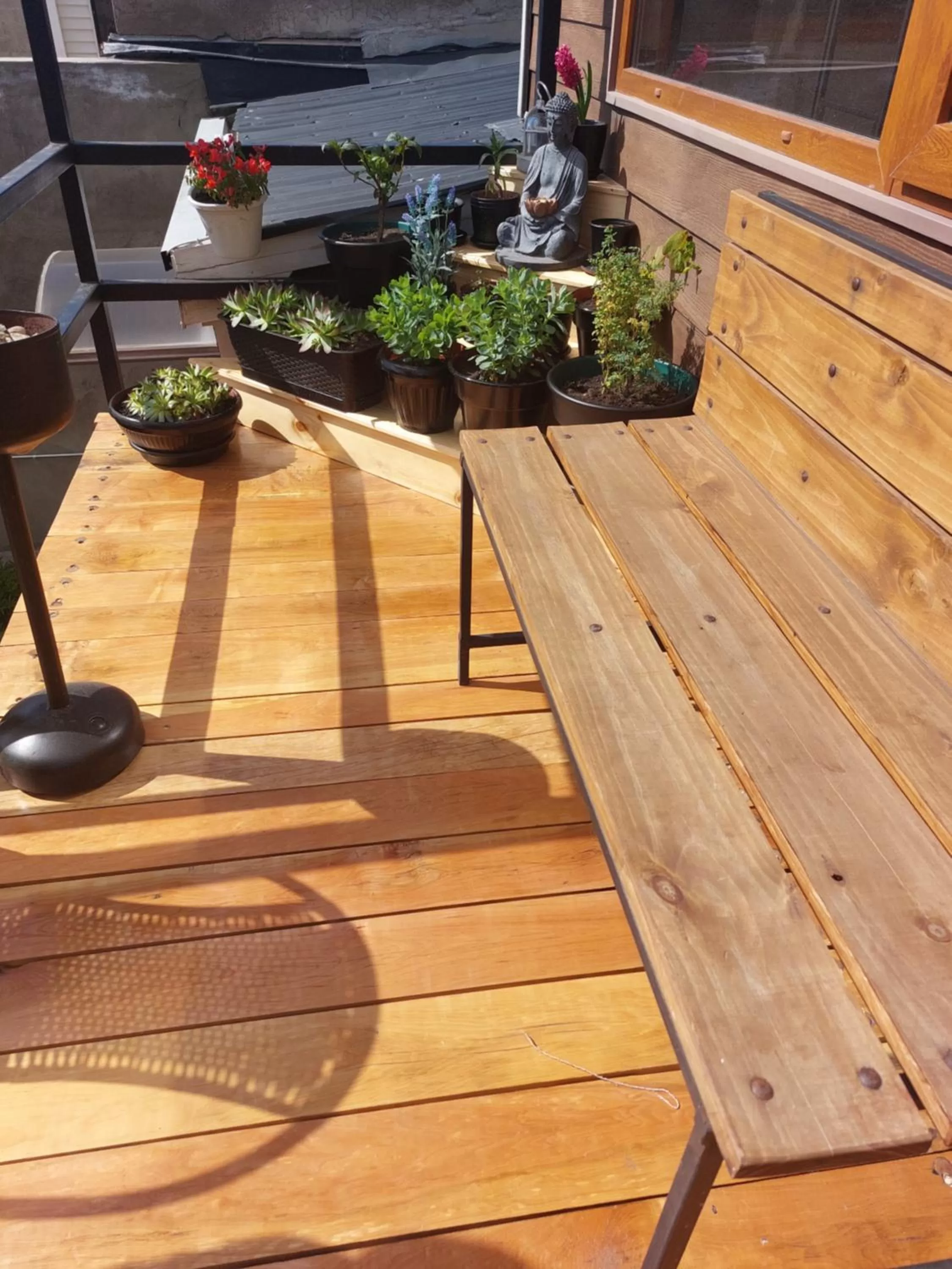 Patio in Hostal Buenavista Patagonia