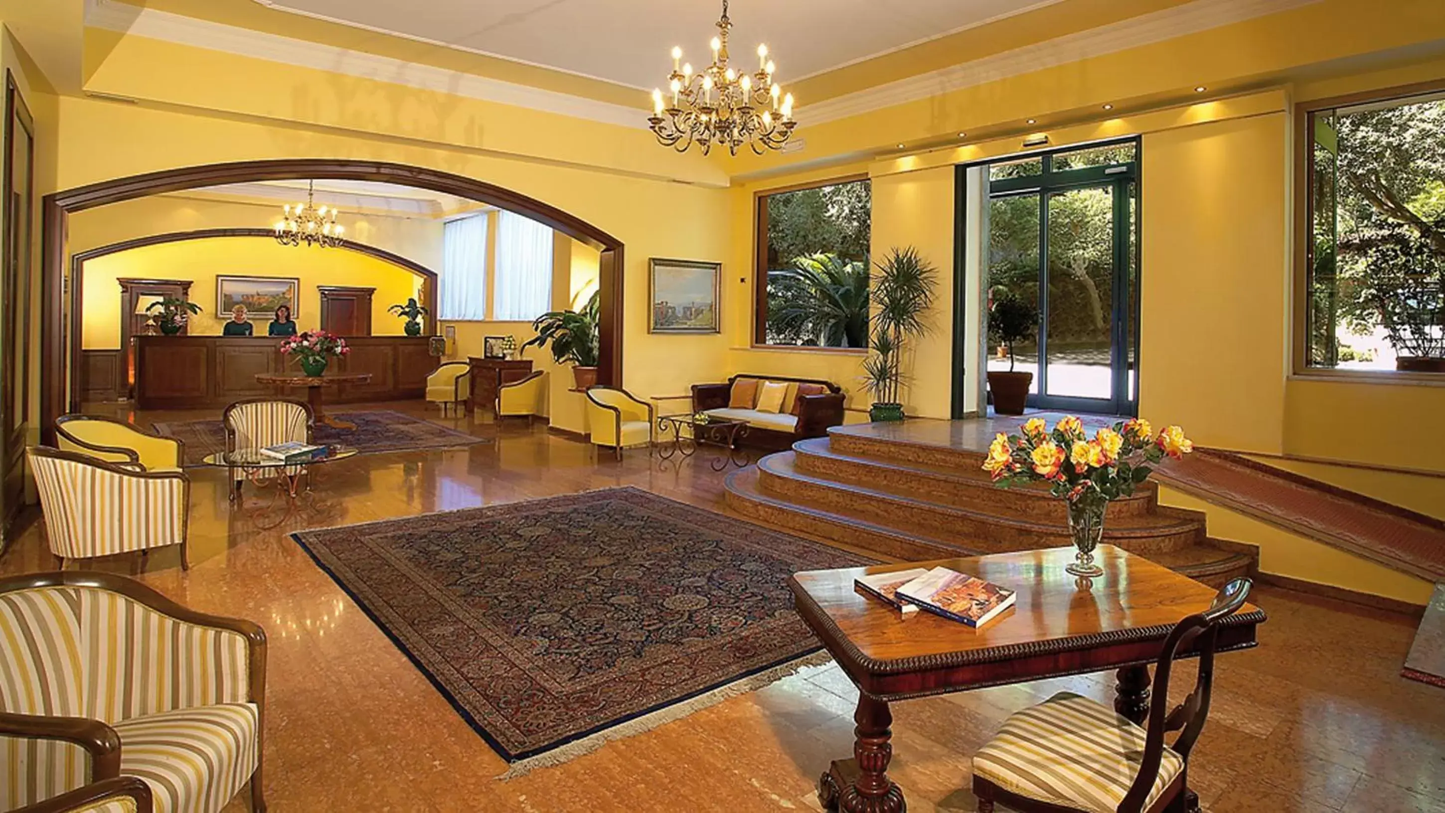 Lobby or reception in Hotel Villa Diodoro