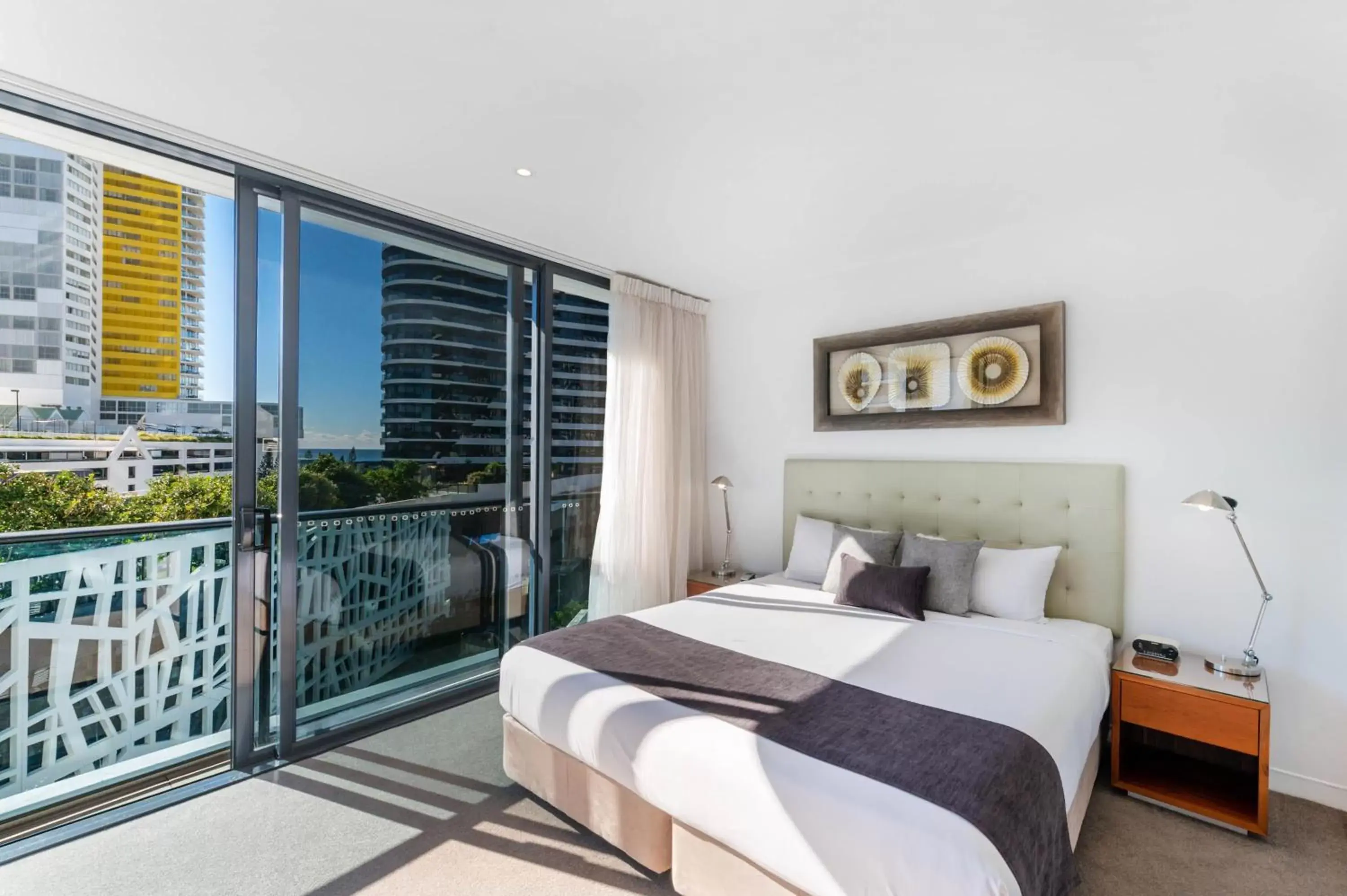 Bedroom in Peppers Broadbeach