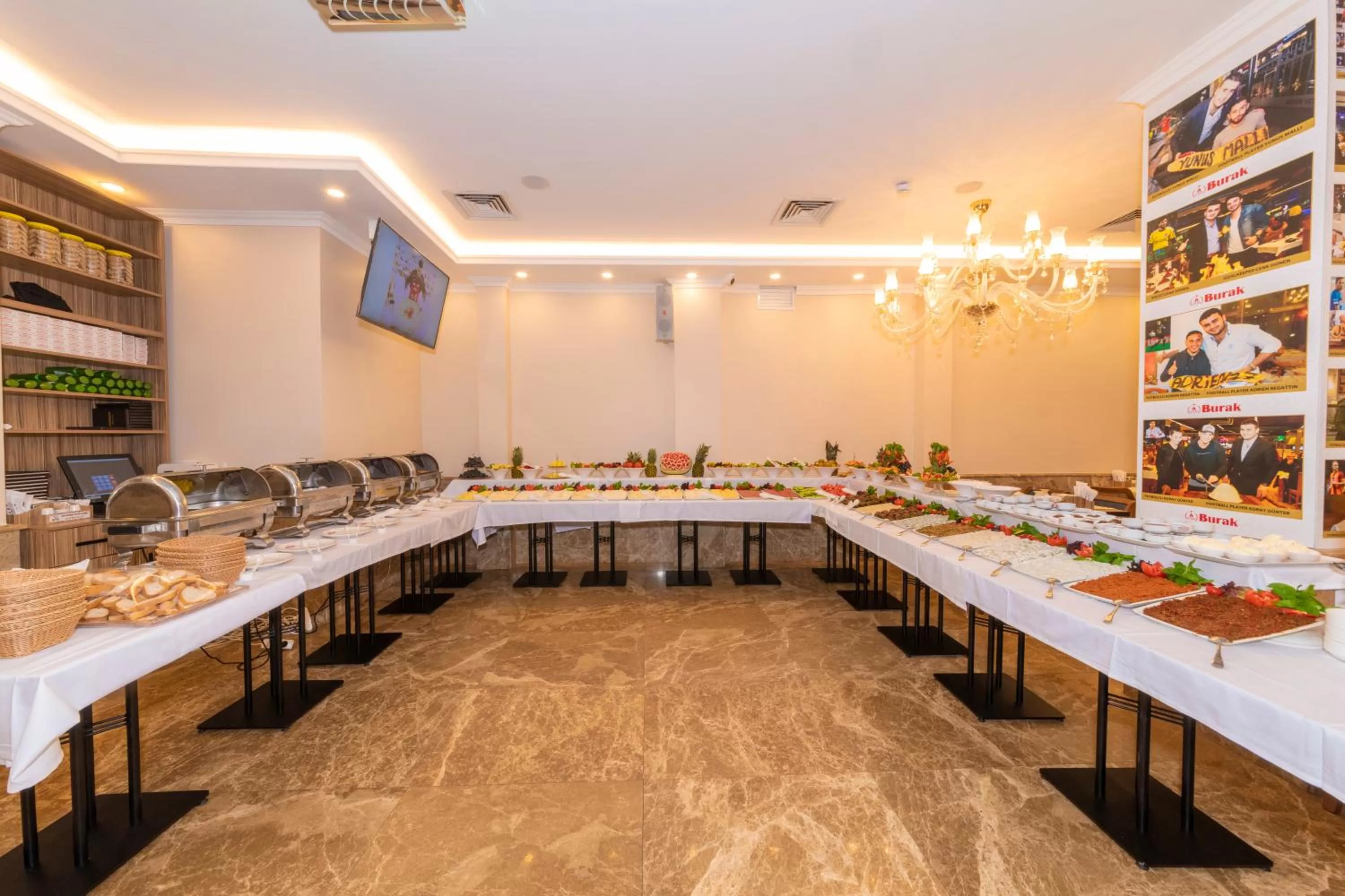 Buffet breakfast in Almadina Hotel Istanbul