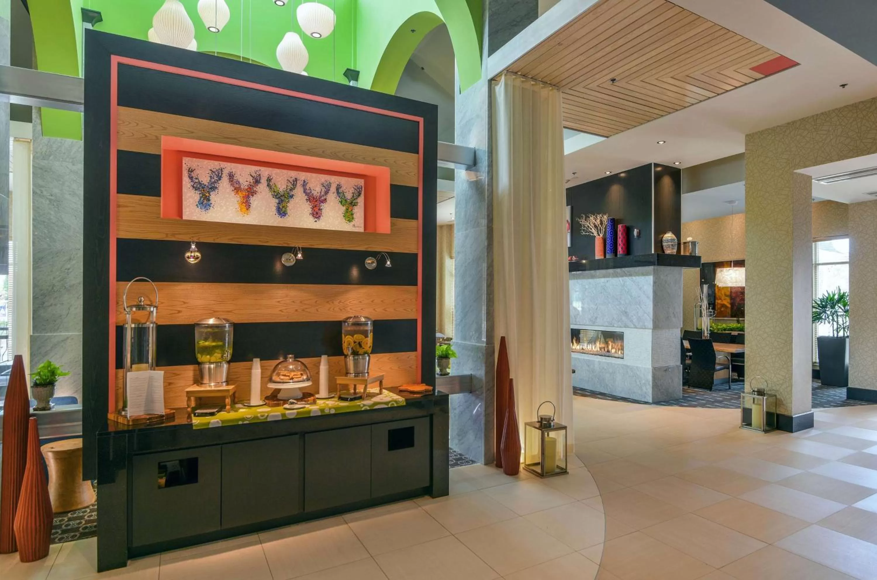 Lobby or reception in Hilton Garden Inn Raleigh/Crabtree Valley