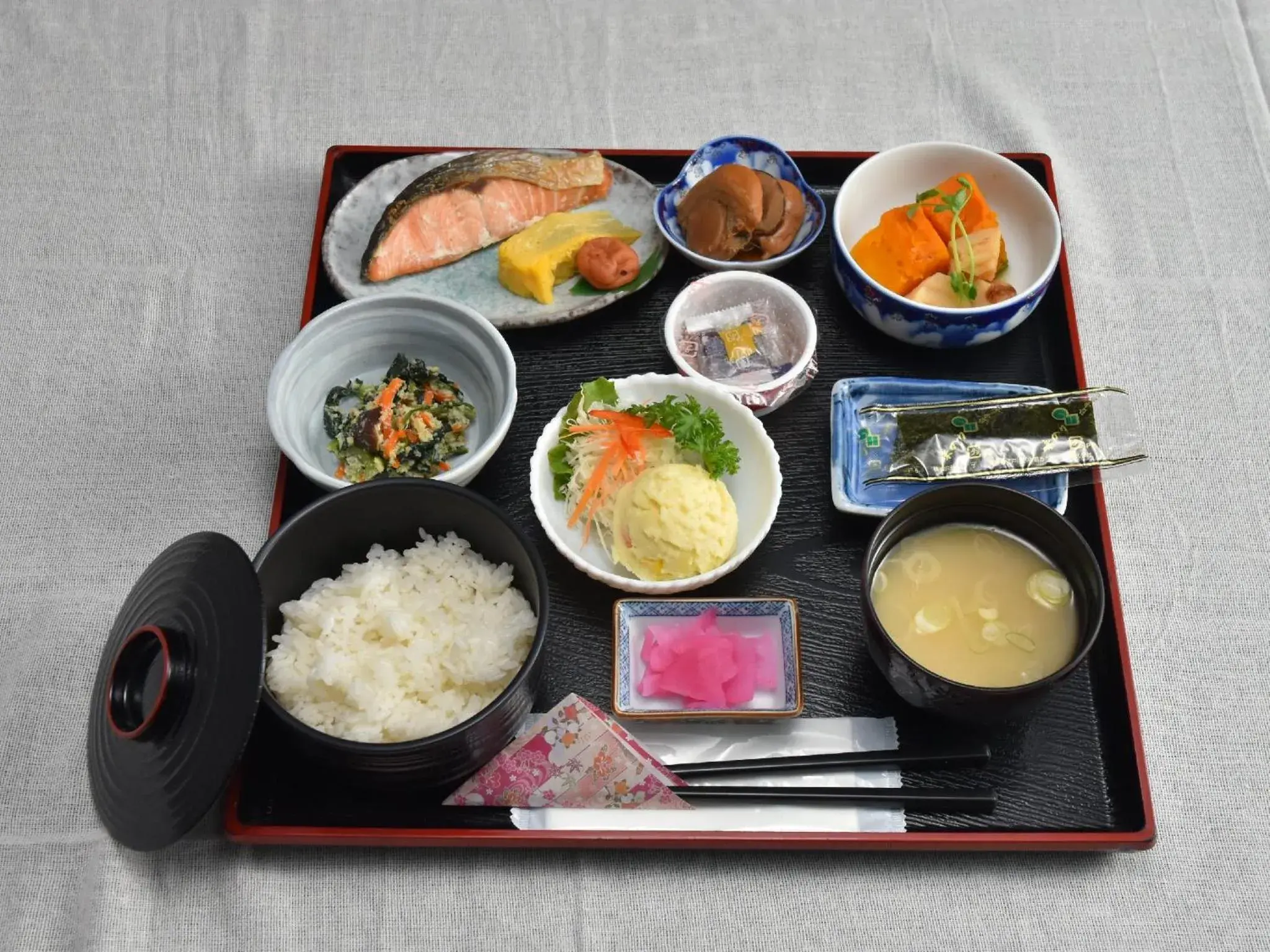 Breakfast in Kitami Towa Hotel