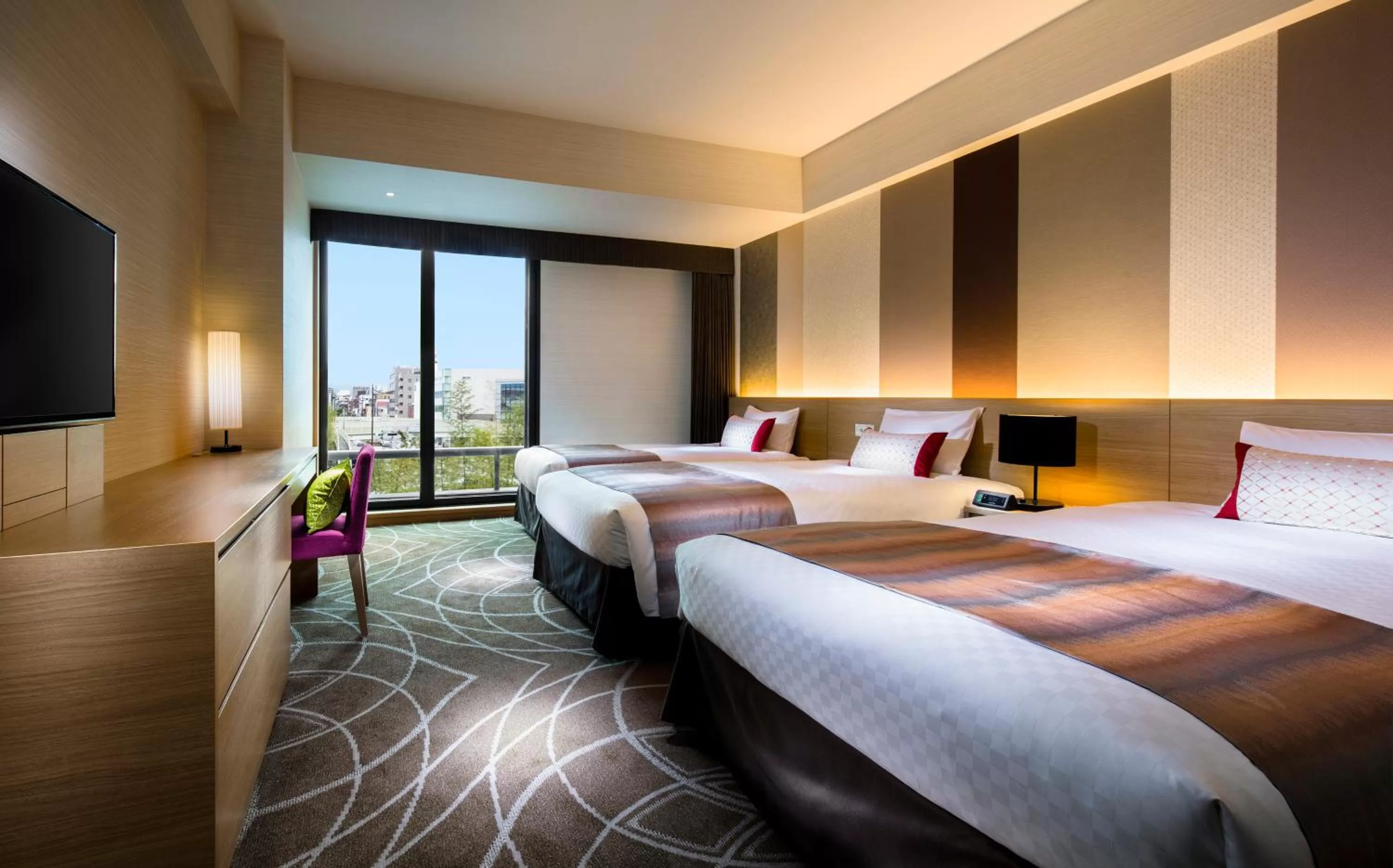 Photo of the whole room, Bed in RIHGA Royal Hotel Kyoto